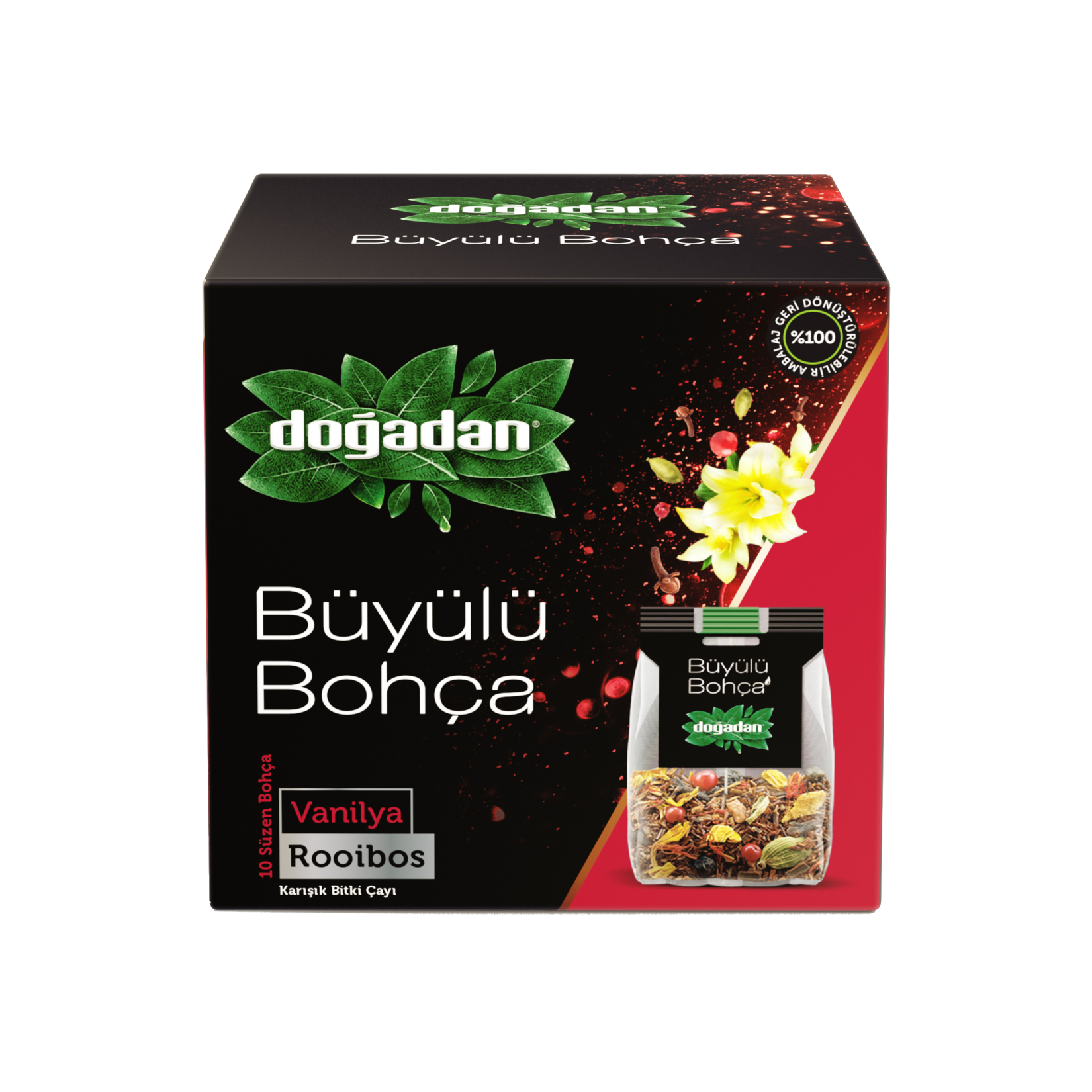 Doğadan Büyülü Bohça Vanilya Rooibos 10lu 20 Gr