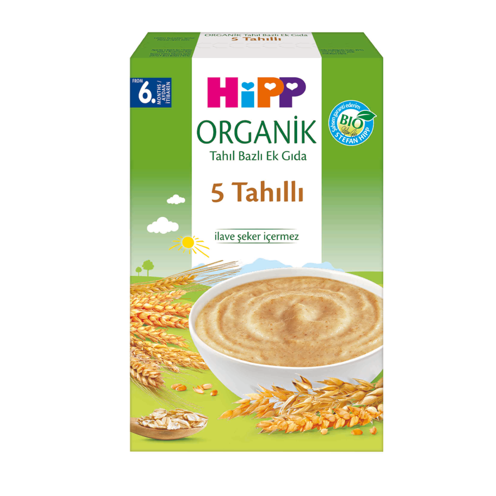 Hipp Organik 5 Tahıllı Kaşık Maması 200 Gr