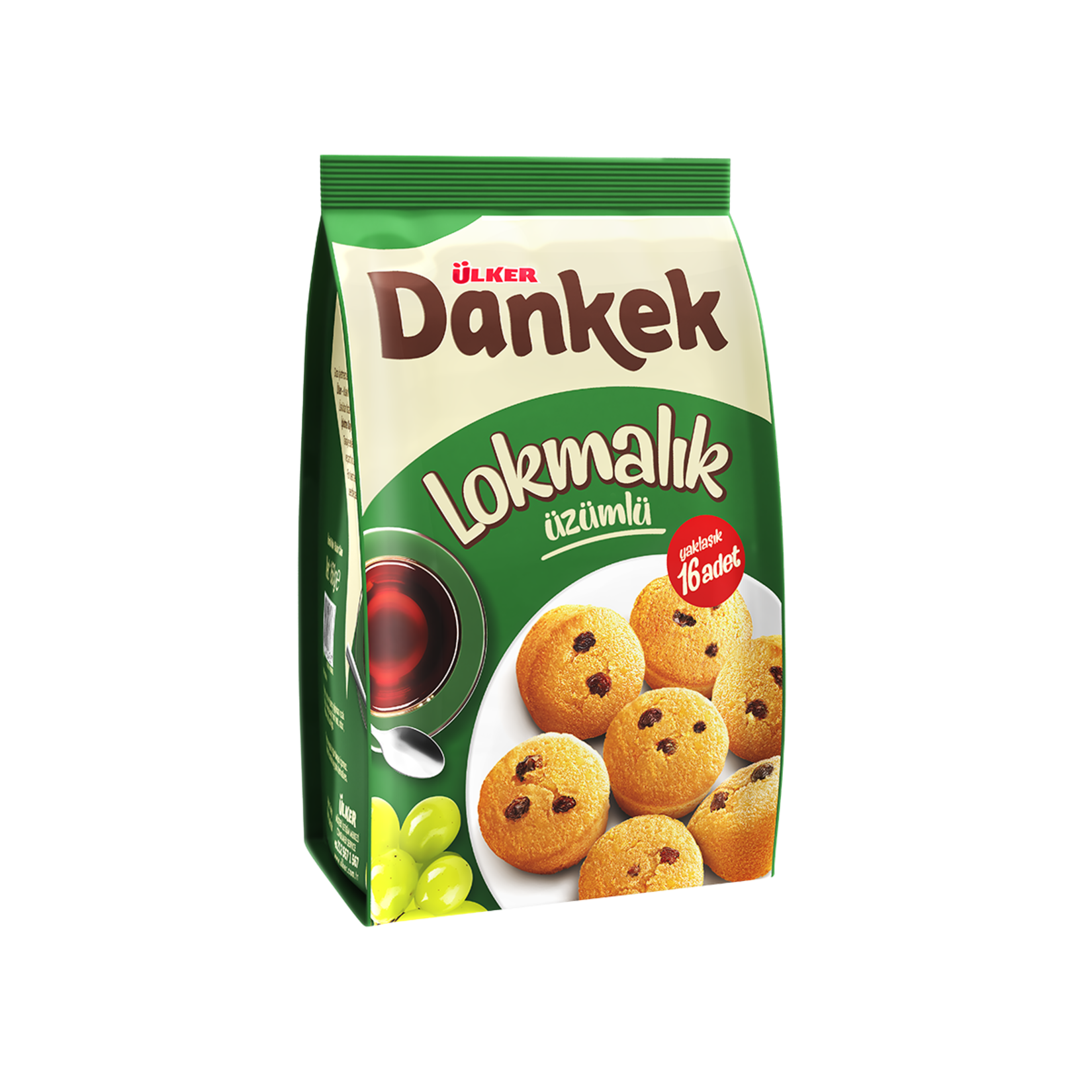 Ülker Dankek Lokmalık Üzümlü Kek 160 Gr