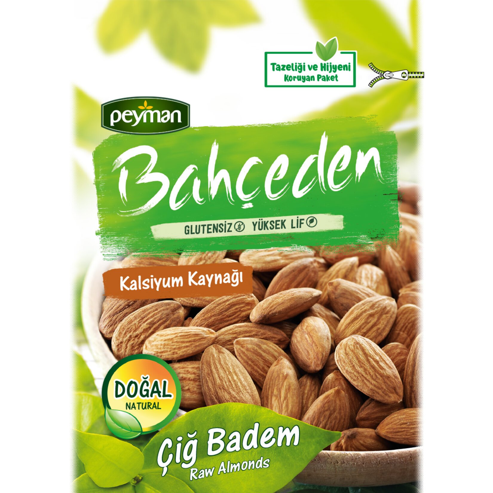 Peyman Bahçeden Çiğ Badem 140Gr