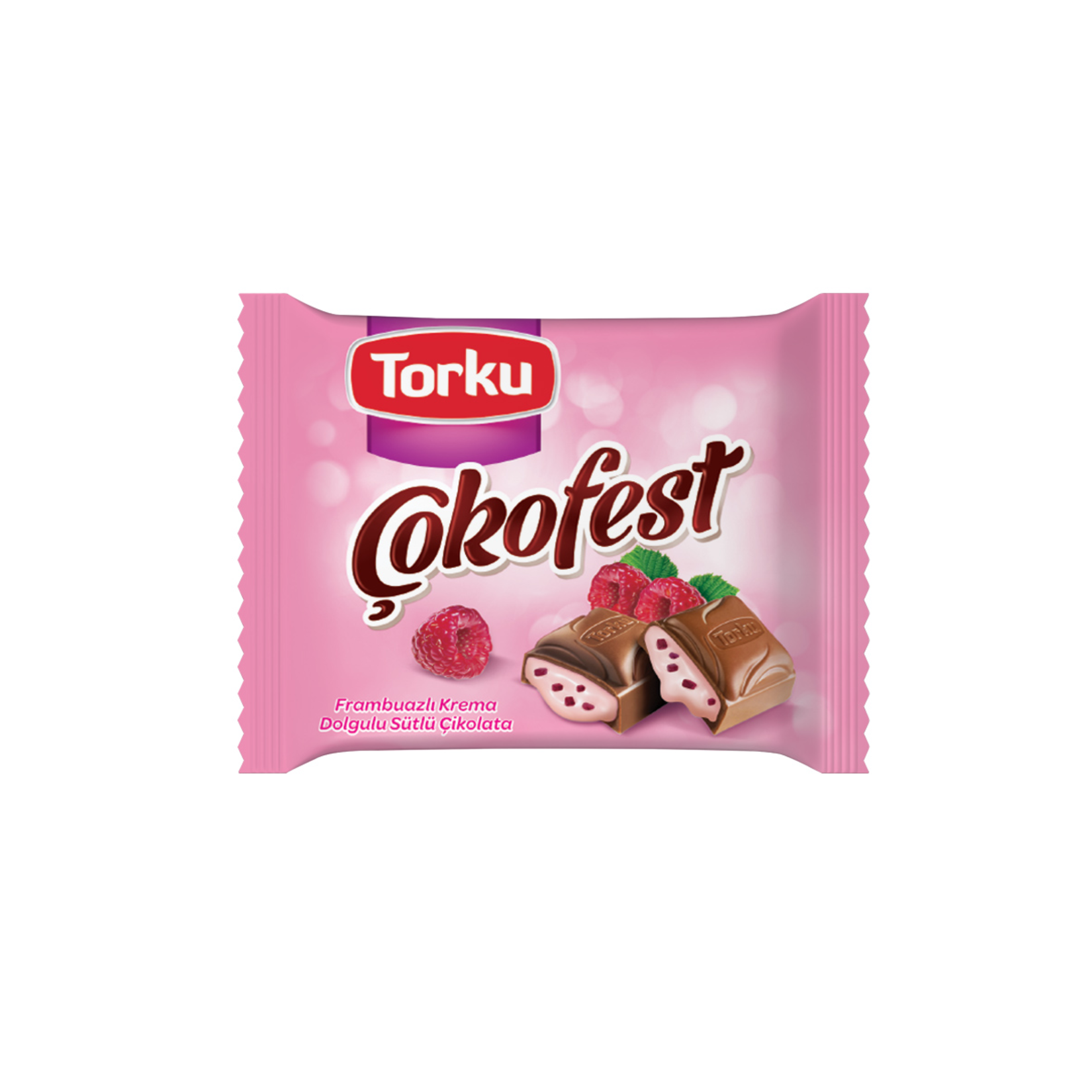 Torku Çokofest Frambuaz Dolgulu Çikolata 60 Gr