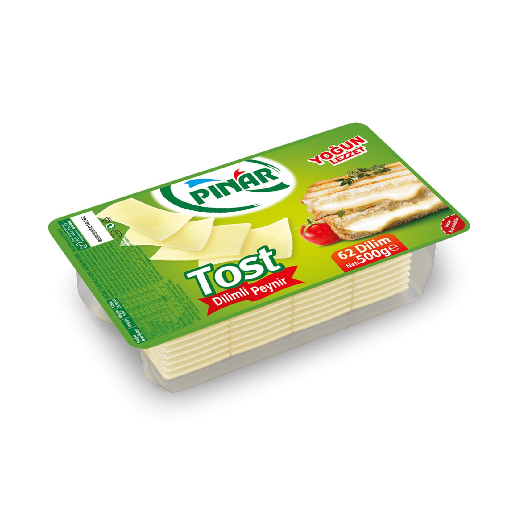 Pınar Dilimli Tost Peyniri 500 G