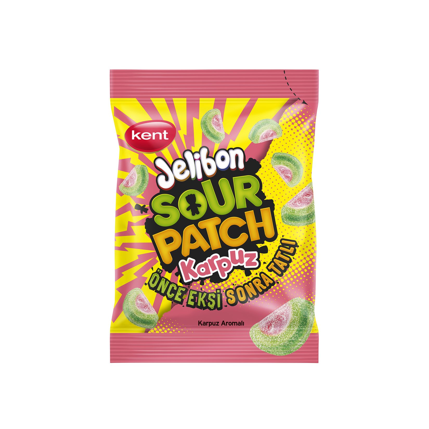 Jelibon Sourpatch Karpuz 80Gr