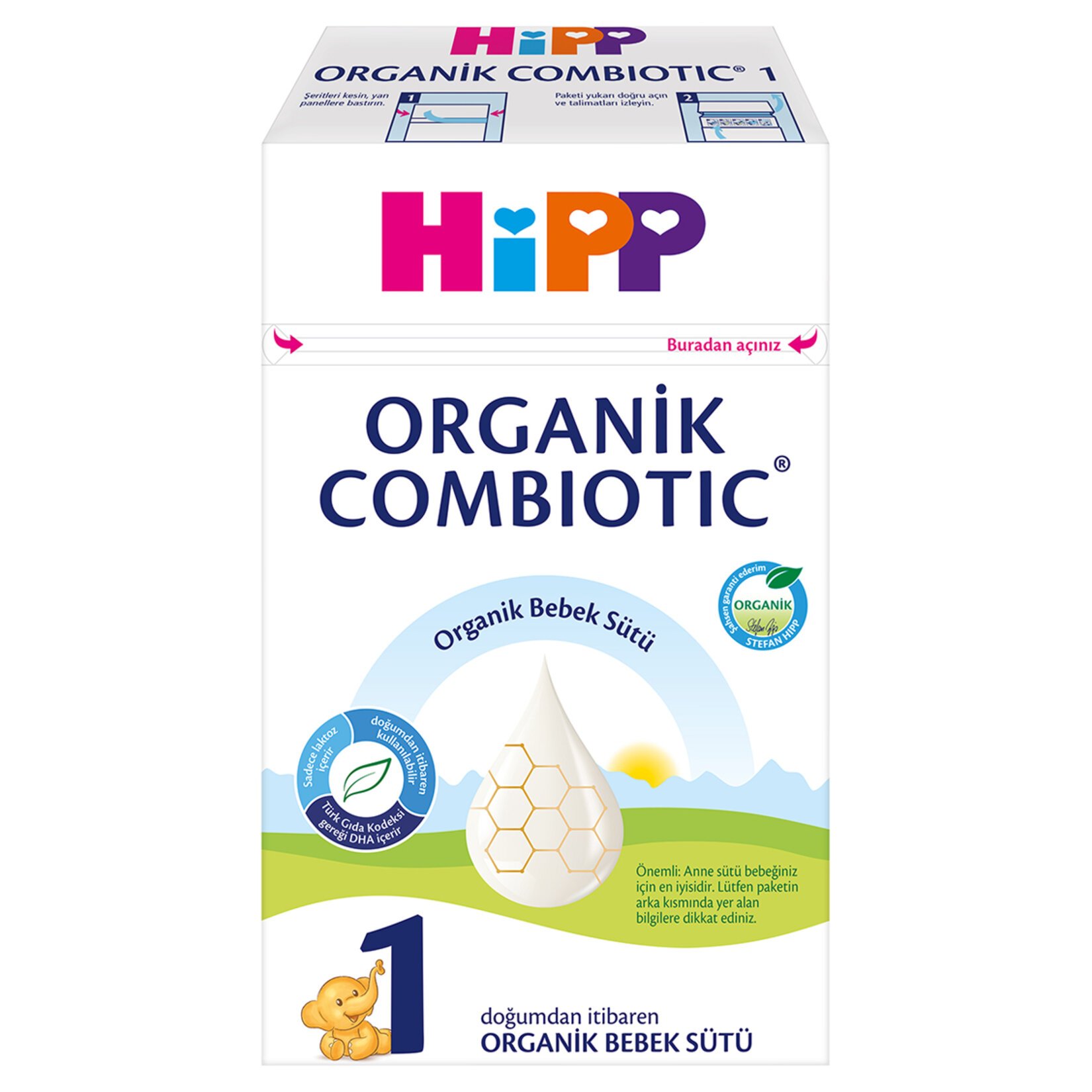 Hipp 1 Organik Combiotic Bebek Sütü 600 Gr