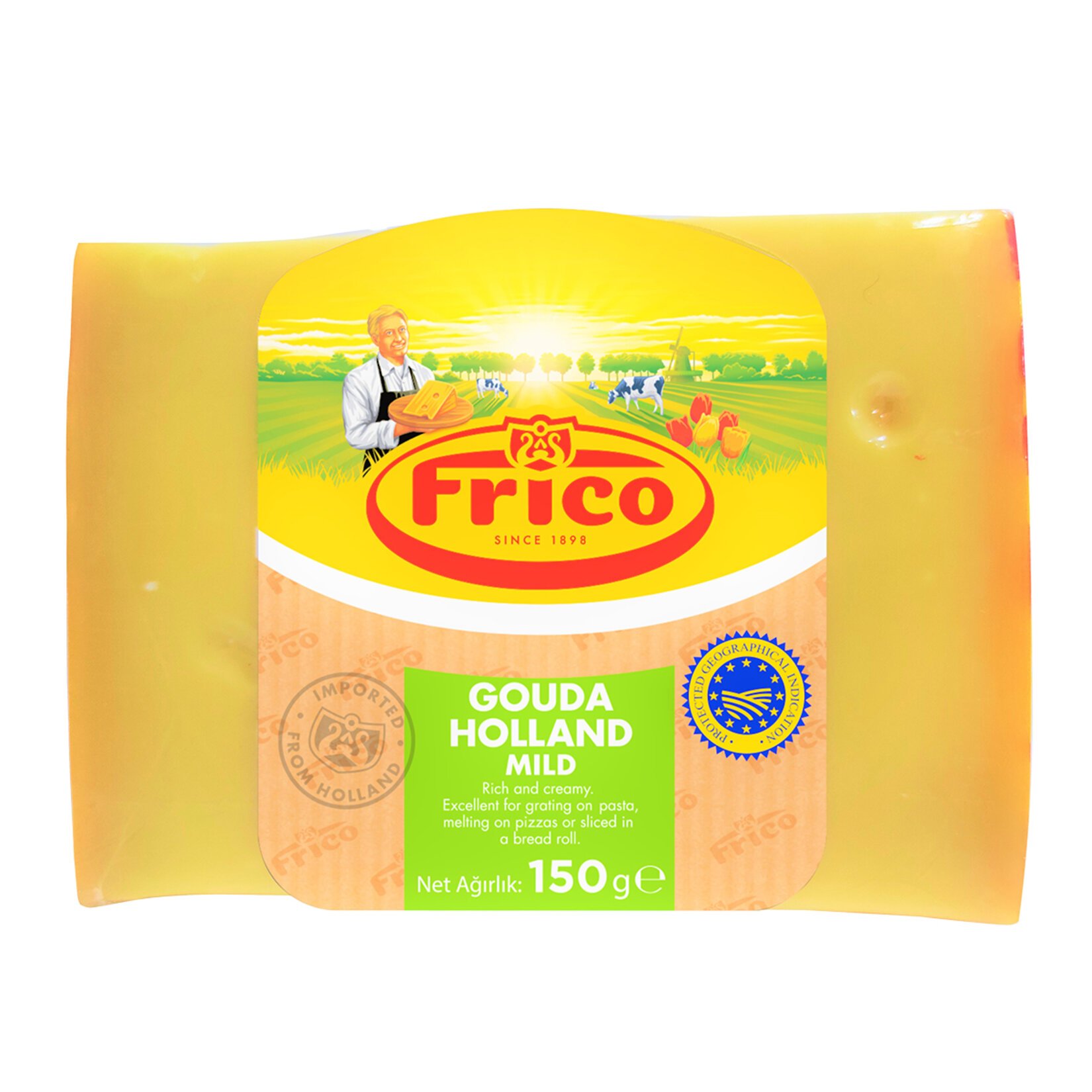 Frico Tam Yağlı Taze Sade Gouda Peyniri 150 G