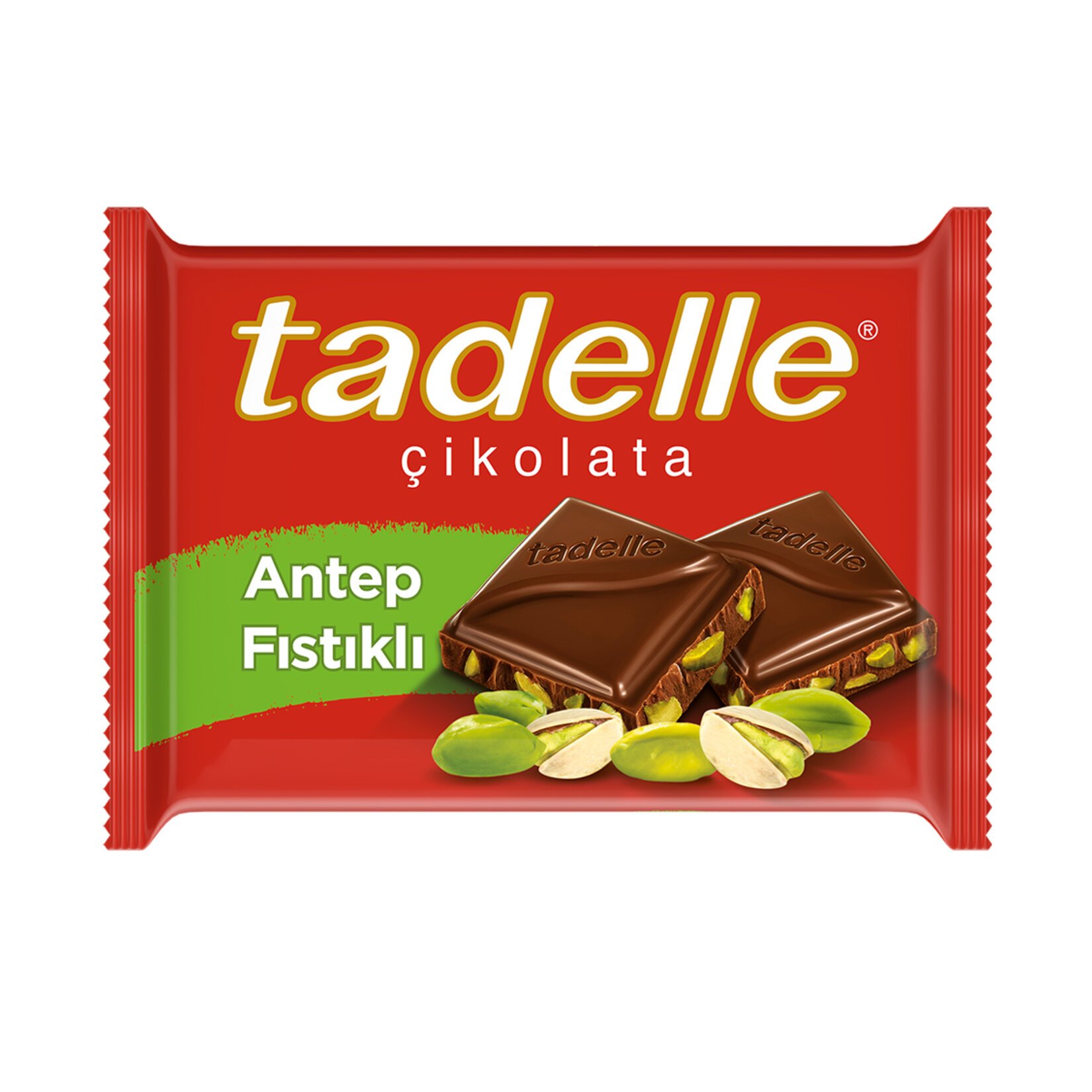 Tadelle Antep Fıstıklı Bol Sütlü Tablet Çikolata 60Gr