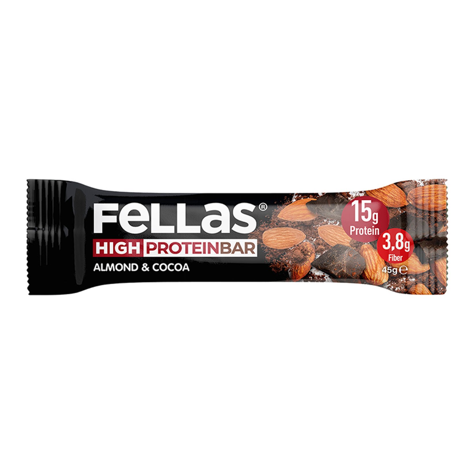 Fellas Badem Ve Kakaolu Protein Barı 45 Gr