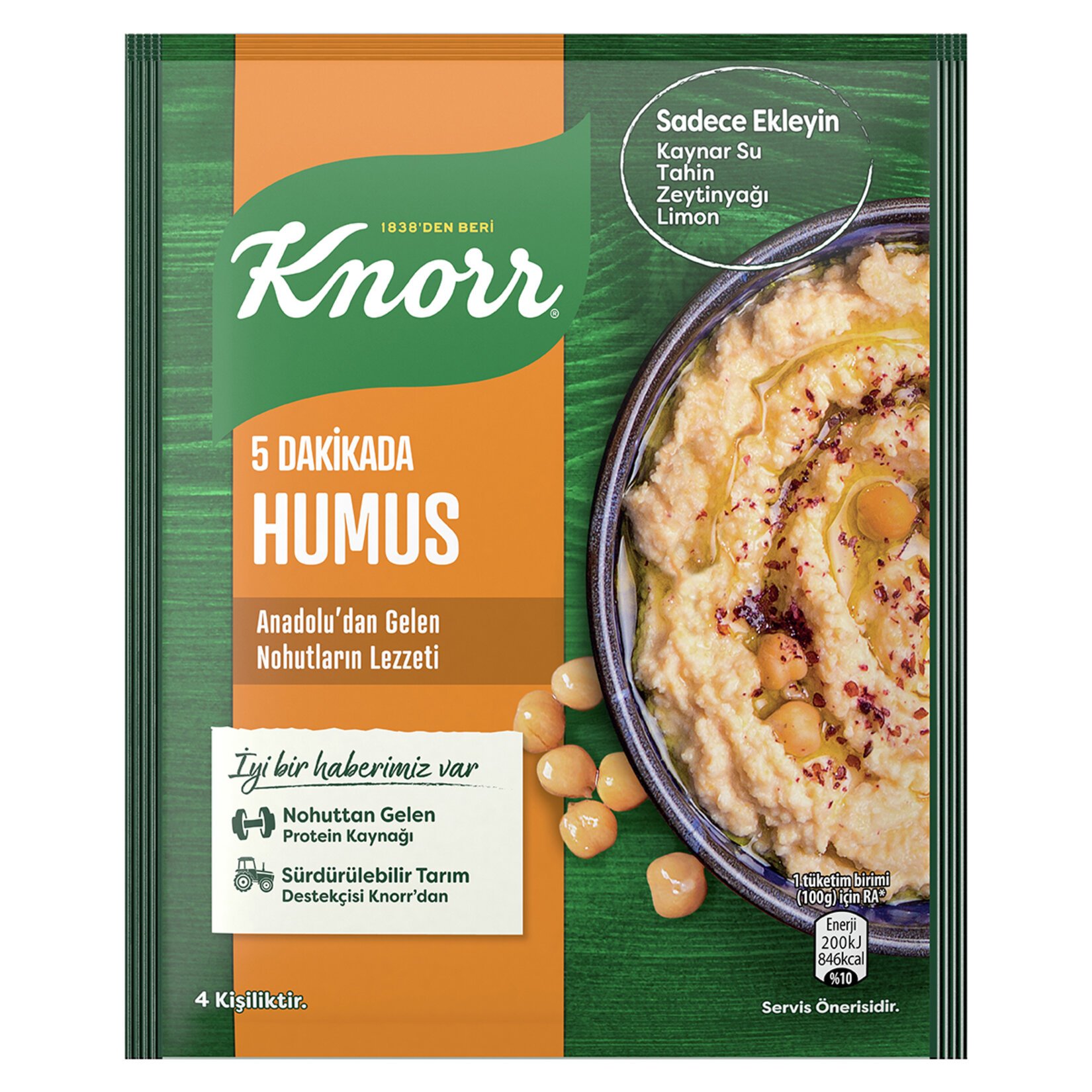 Knorr 5 Dakikada Humus 75 Gr