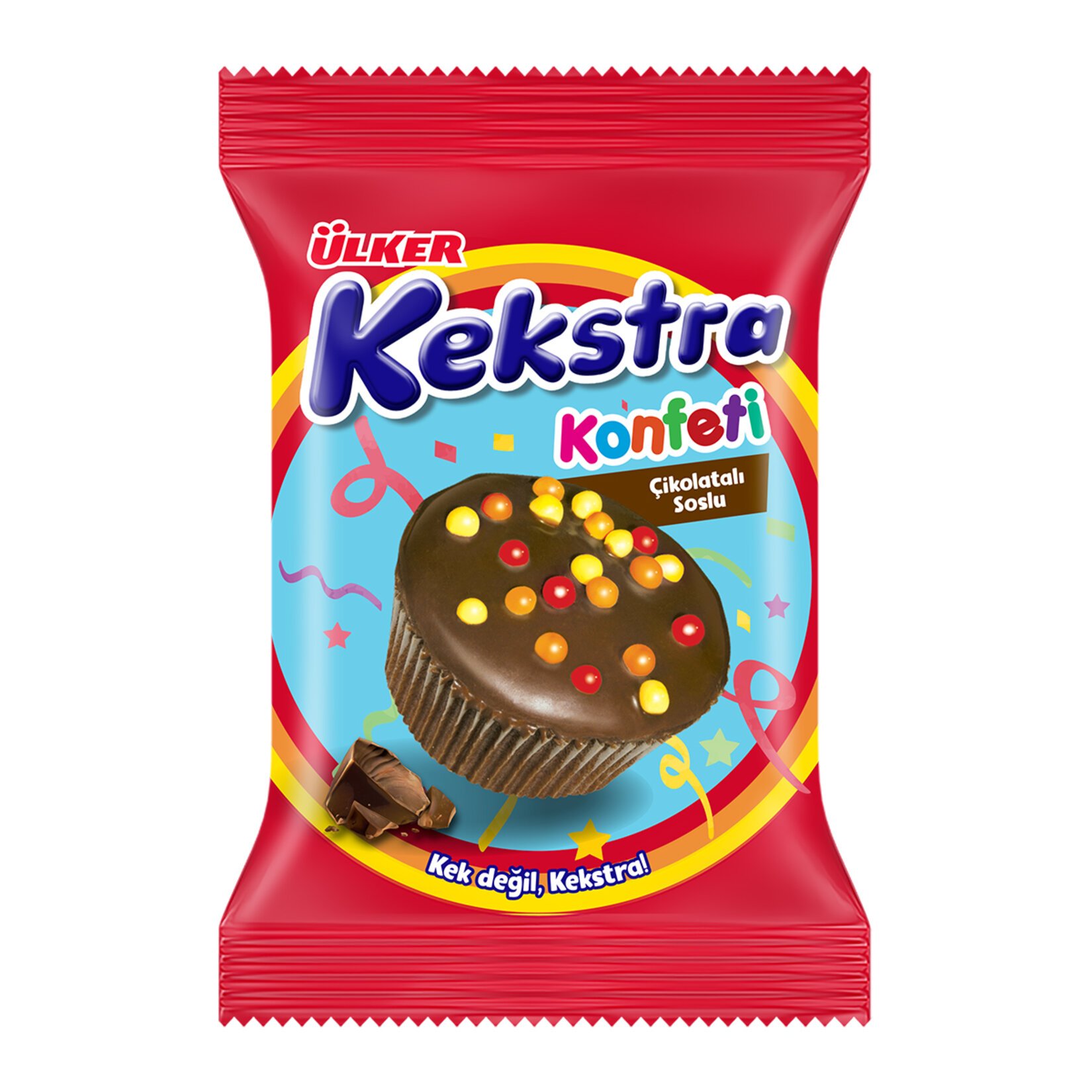 Kekstra Konfeti Muffin Kek Kakaolu 38 Gr