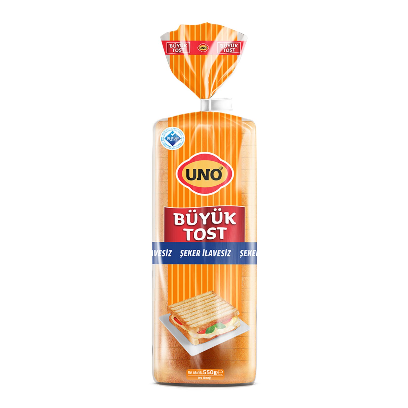 Uno Büyük Tost Ekmeği 550 Gr