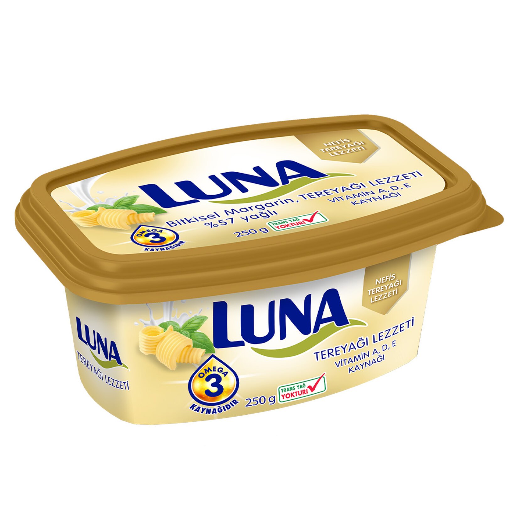 Luna Tereyağı Lezzeti Kase Margarin 250 G