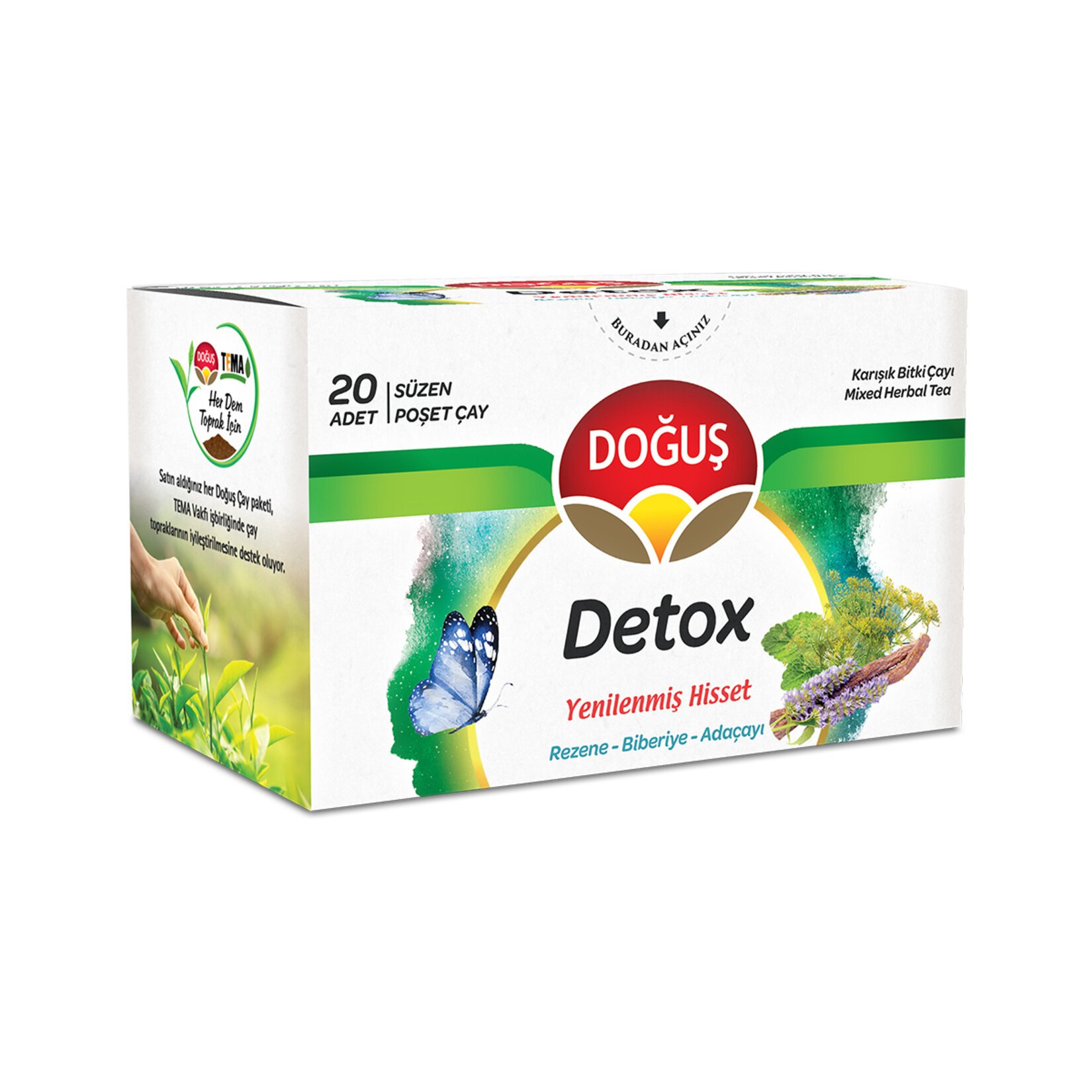 Doğuş Detox Karışık Bitki Çayı 20li 30Gr