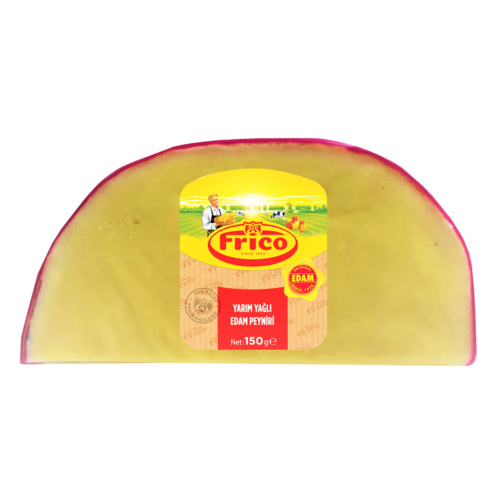 Frico Yarım Yağlı Taze Sade Edam Peyniri 150 G