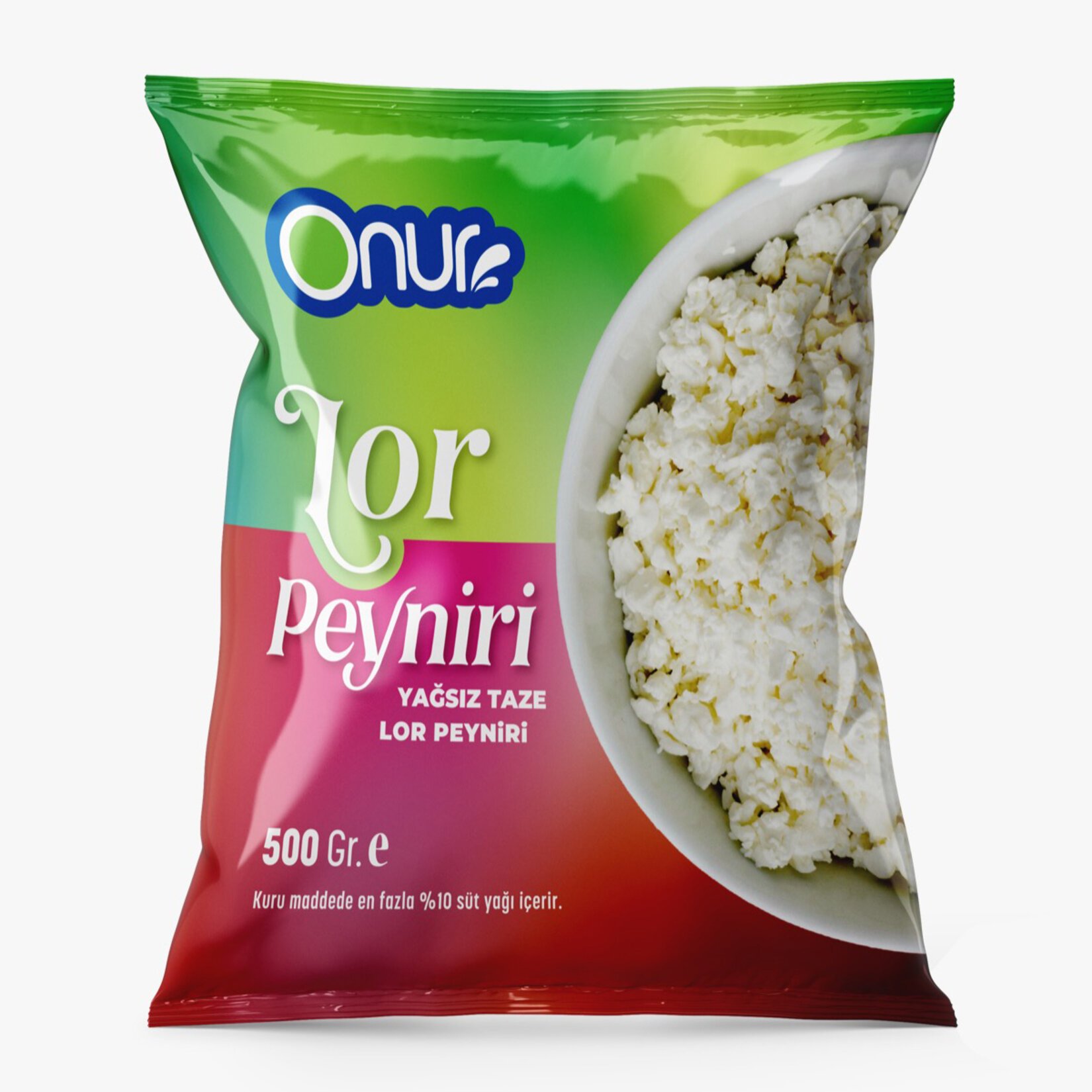 Onur Yağsız Lor Peyniri 500G