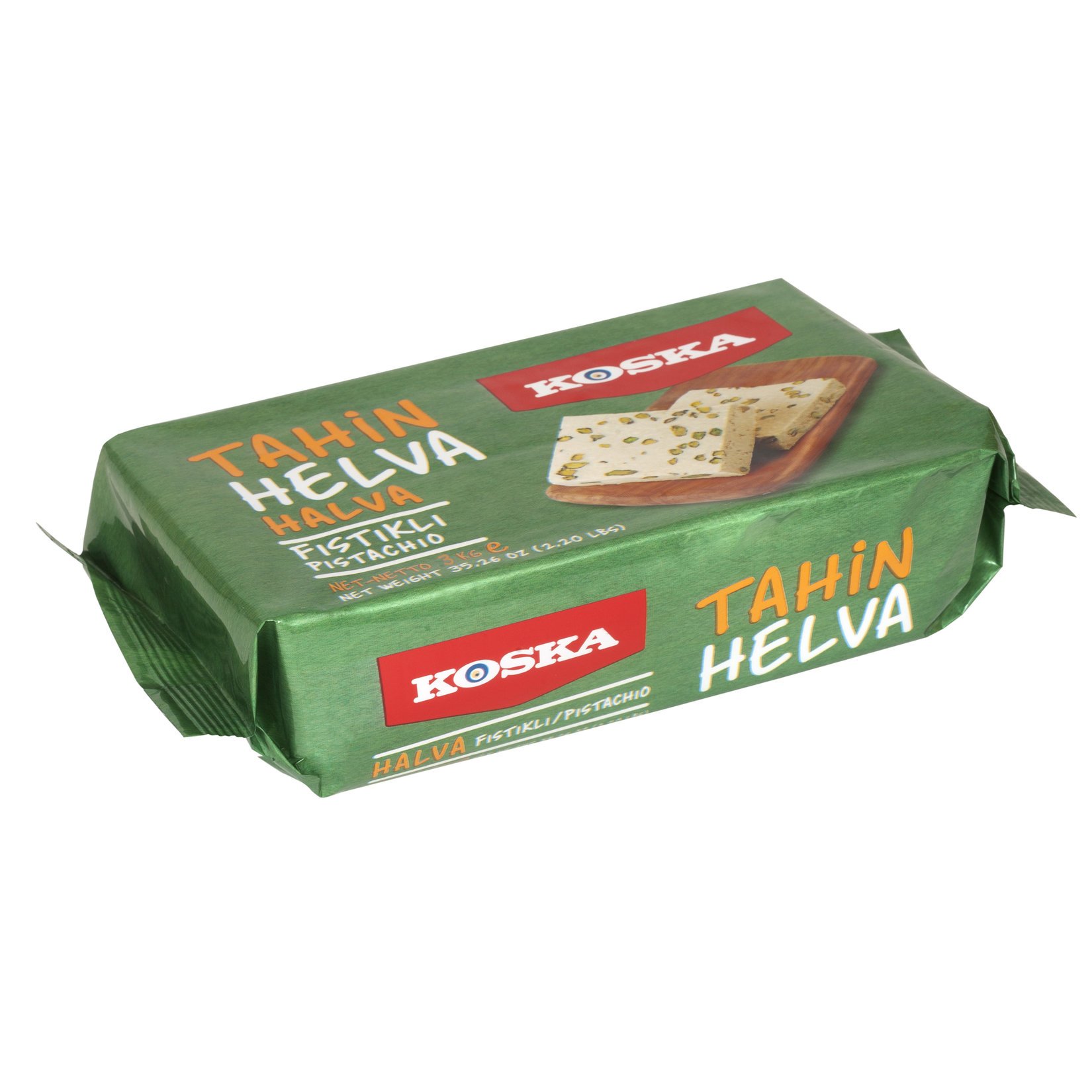 Koska Fıstıklı Blok Helva 1 Kg