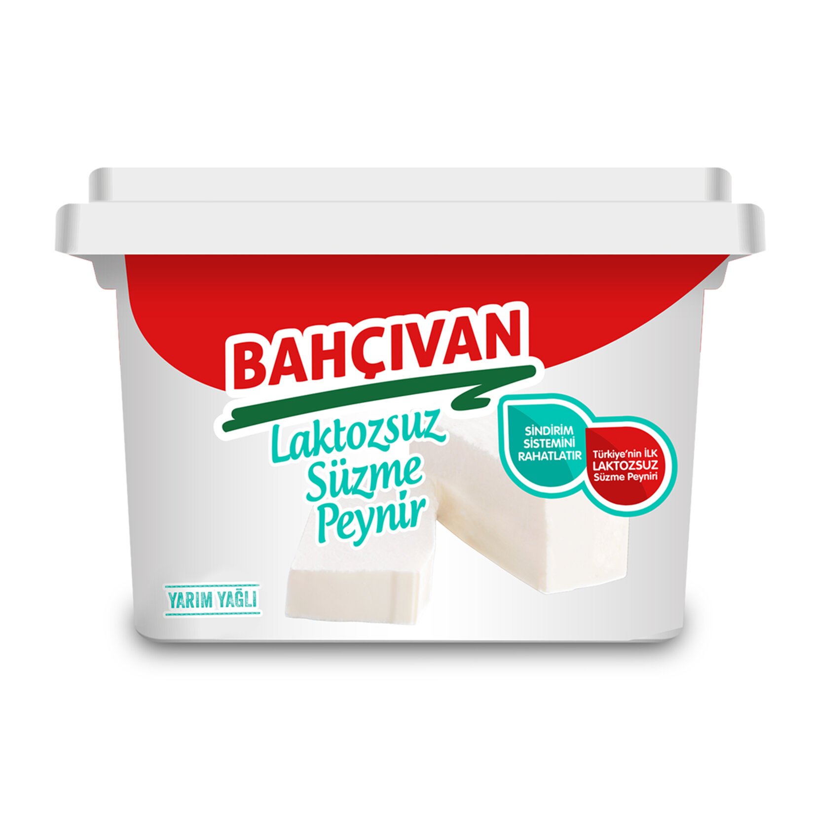 Bahçıvan Yarım Yağlı Laktozsuz Süzme Peynir 500G