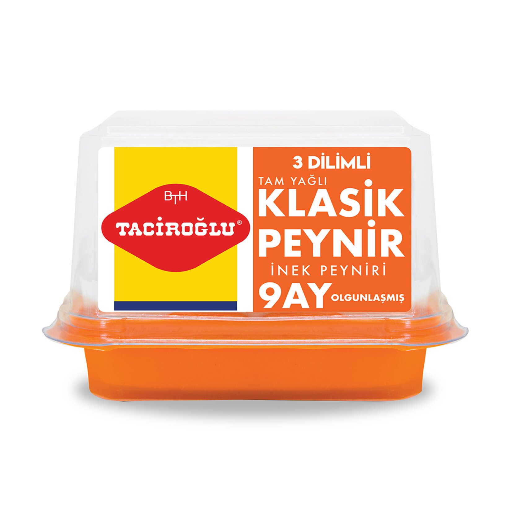 Taciroğlu 3 Dilimli Tam Yağlı Olgunlaştırılmış İnek Peyniri 450 G