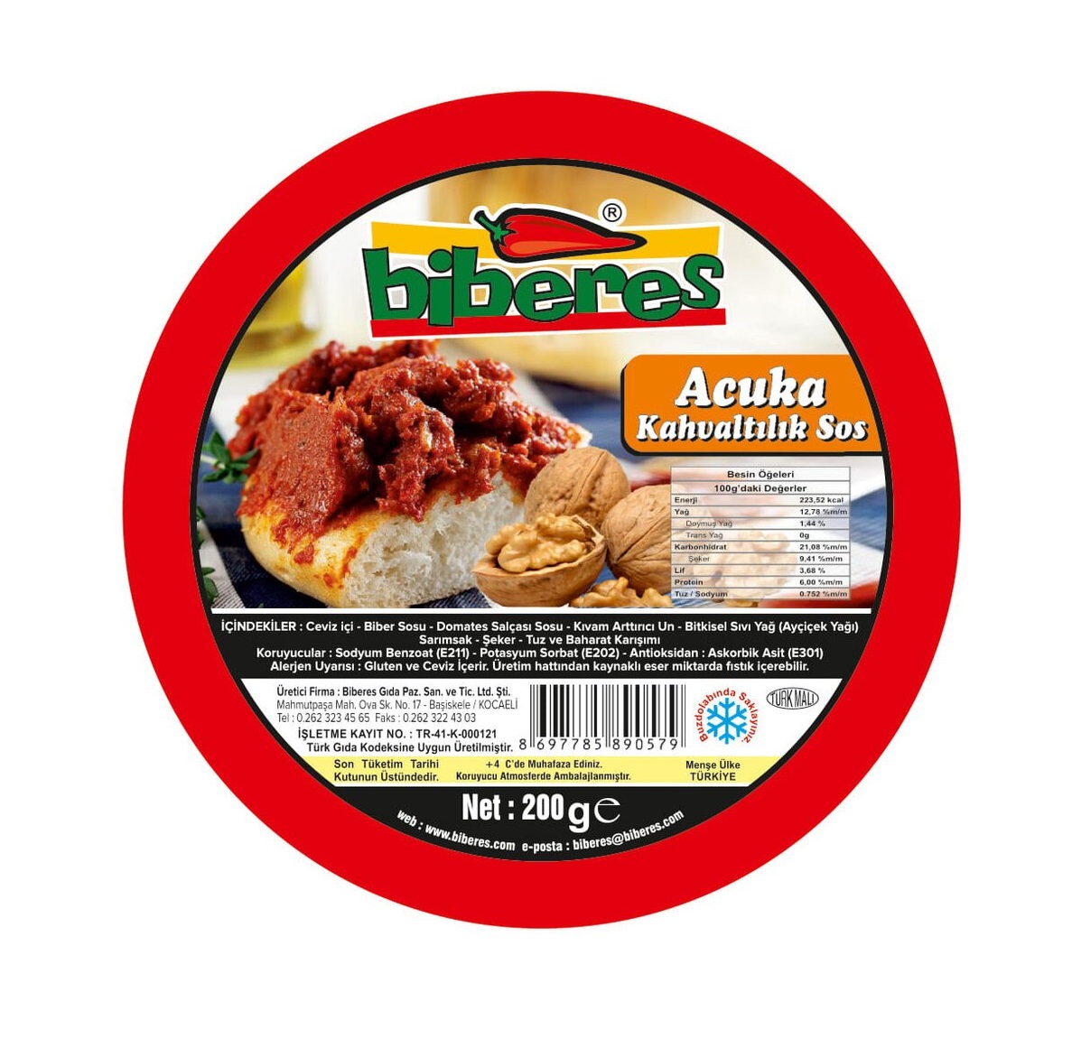 Biberes Ev Acukası 200 Gr