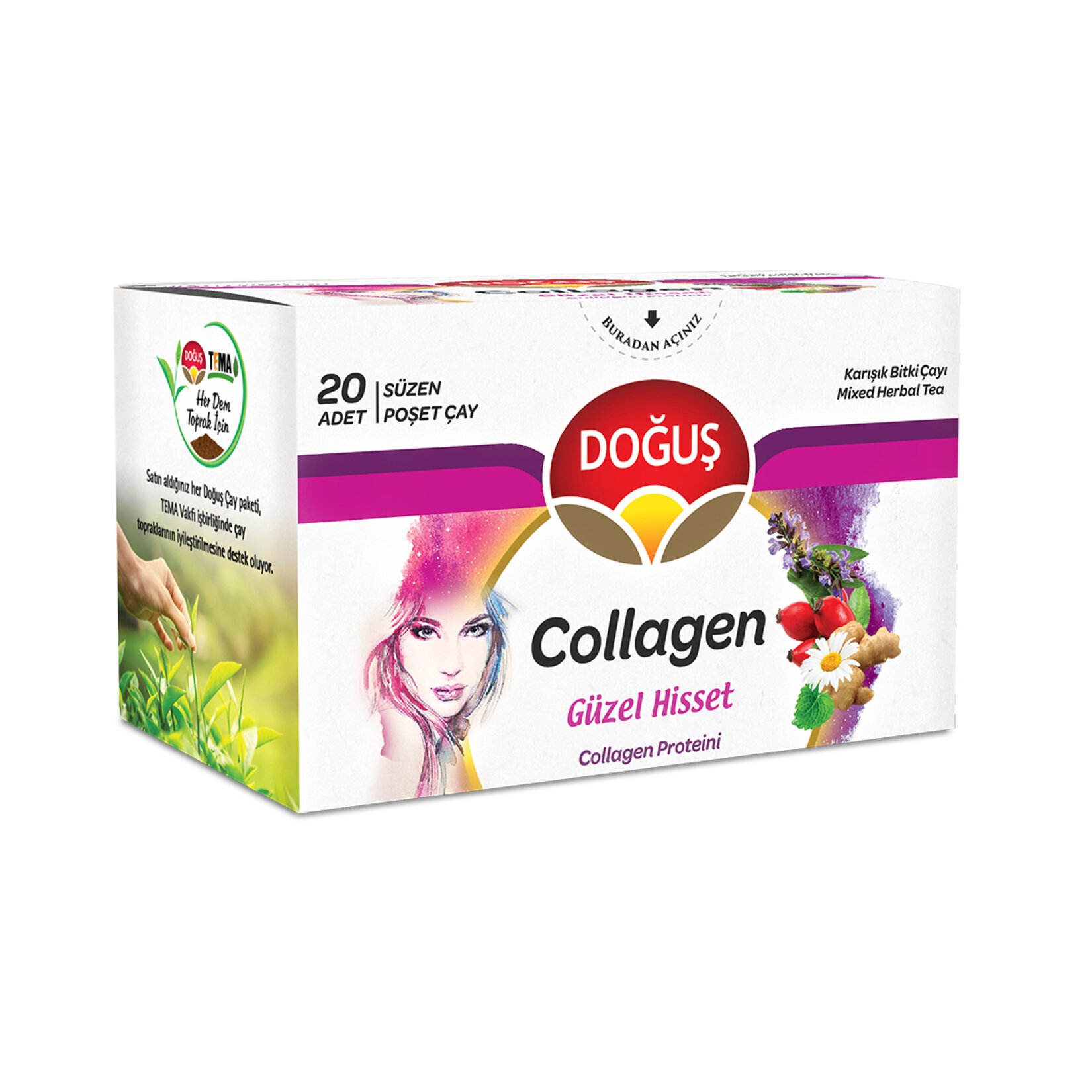 Doğuş Collagen Bitki Çayı 20li 30Gr