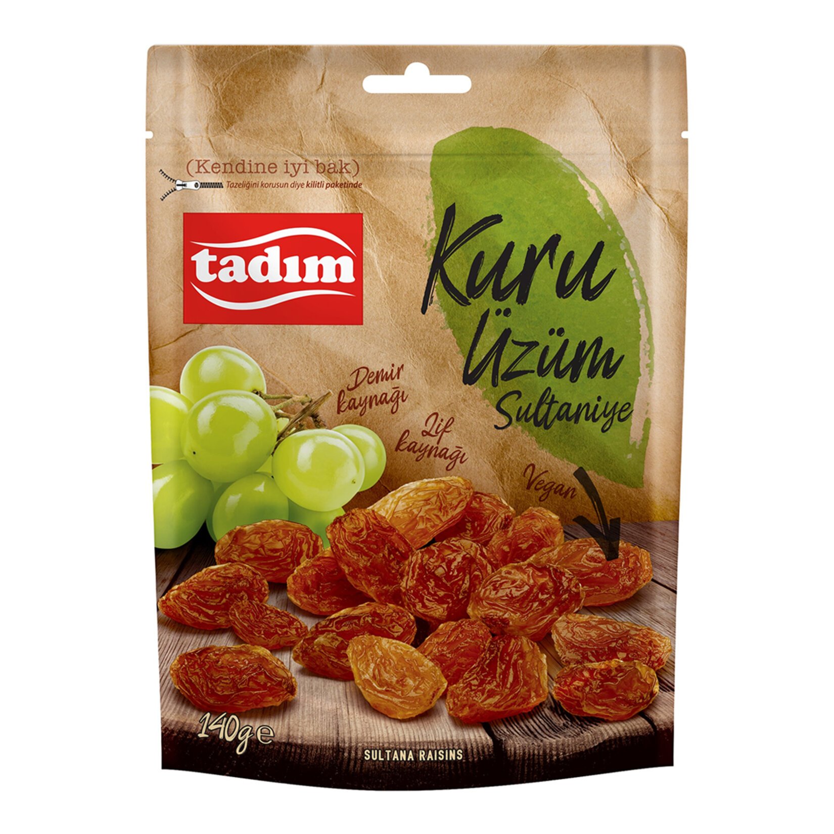 Tadım Sultaniye Kuru Üzüm 140 GR