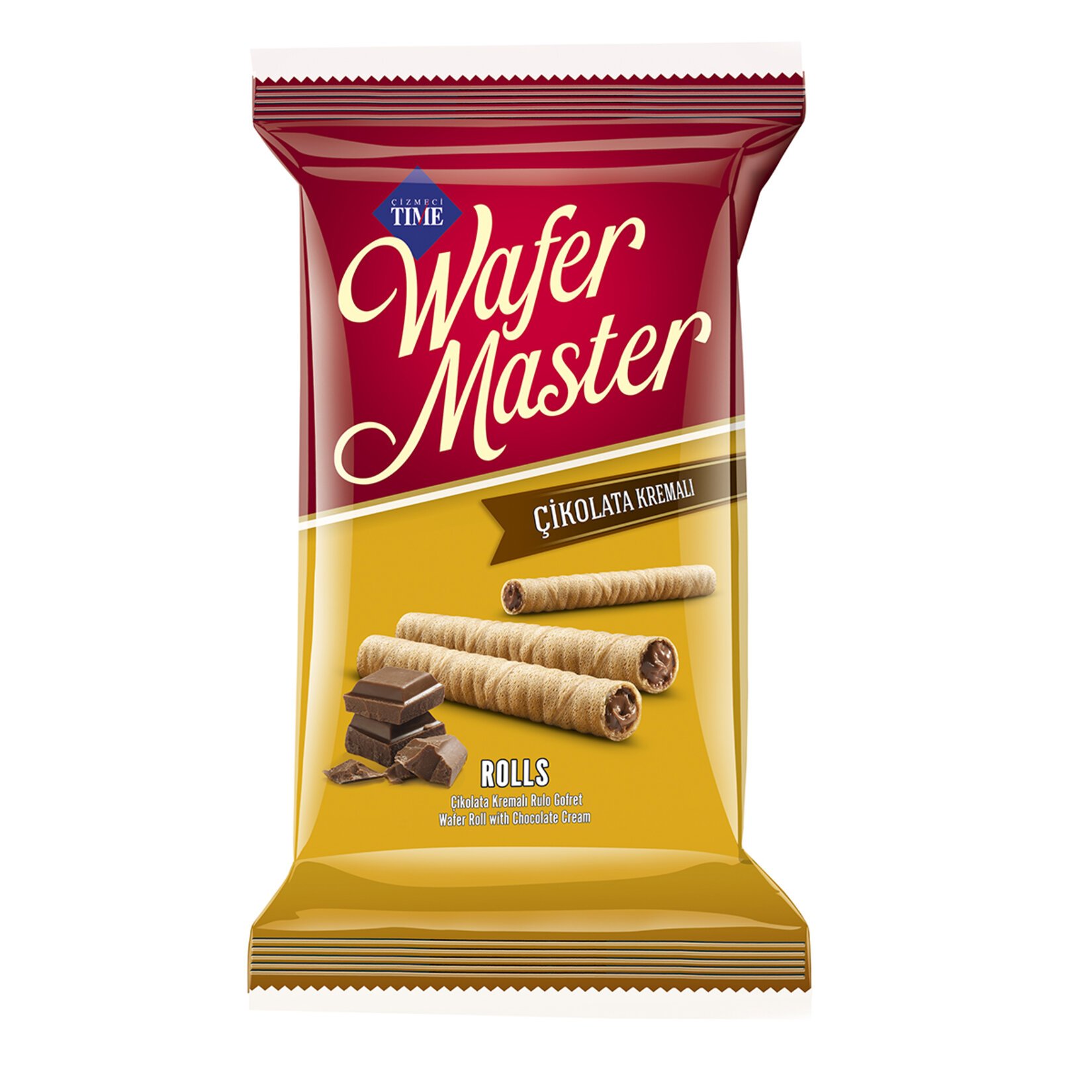 Çizmeci Time Wafer Master Çikolatalı Rulo Gofret 280 Gr