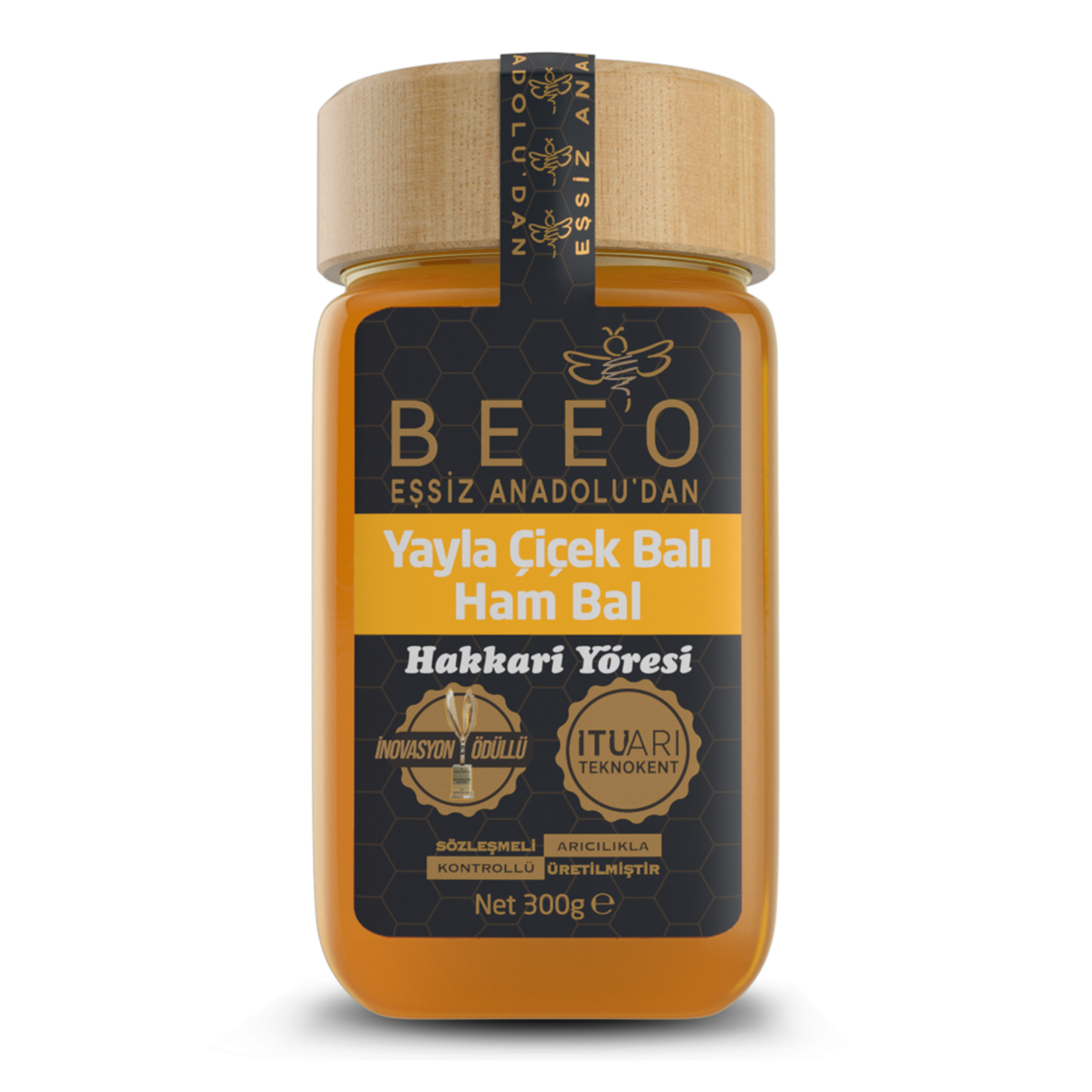 Beeo Yayla Çiçek Balı- Ham Bal (Hakkari Yöresi) 300 G