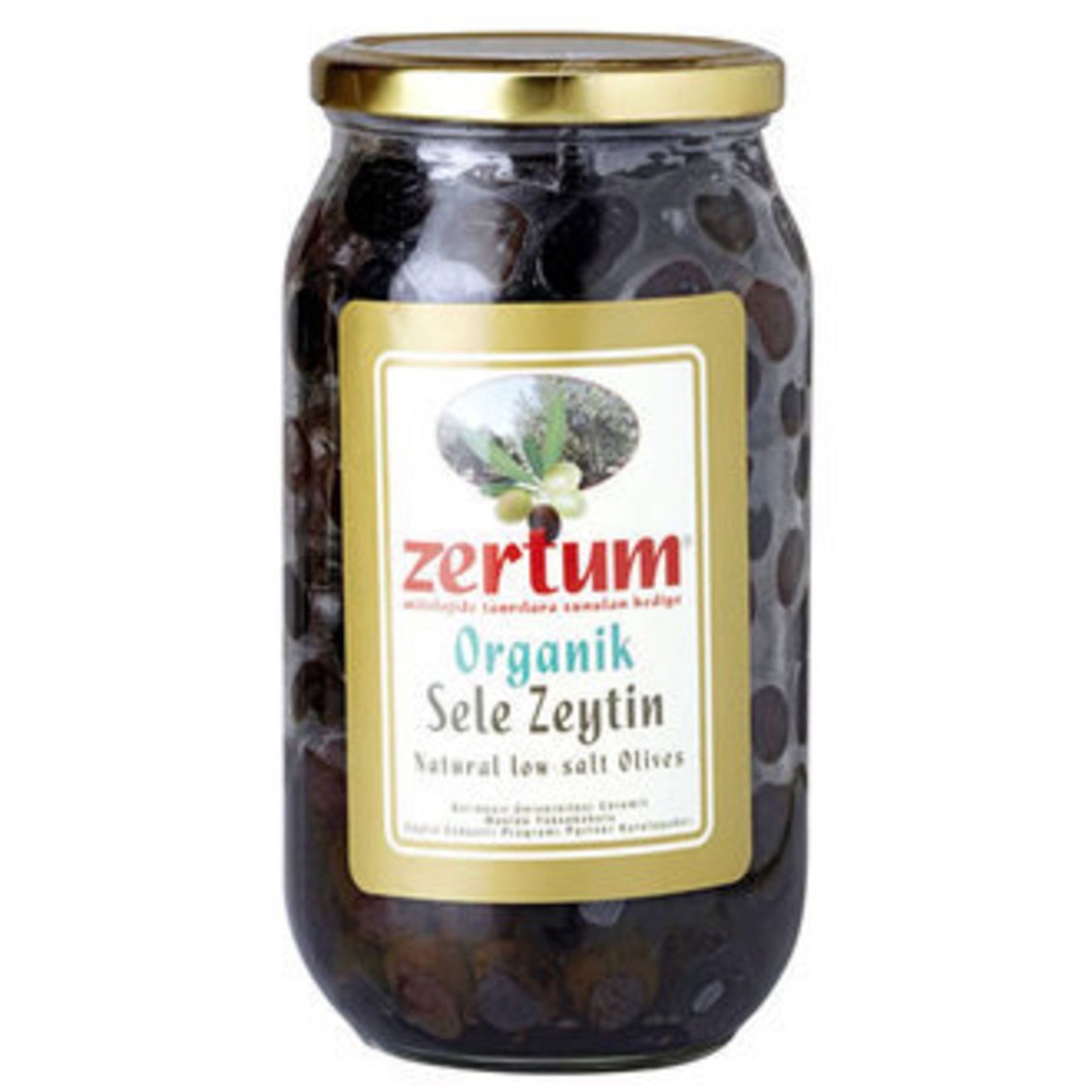 Zertum Organik Kırma Yeşil Zeytin 100-140 1 Kg