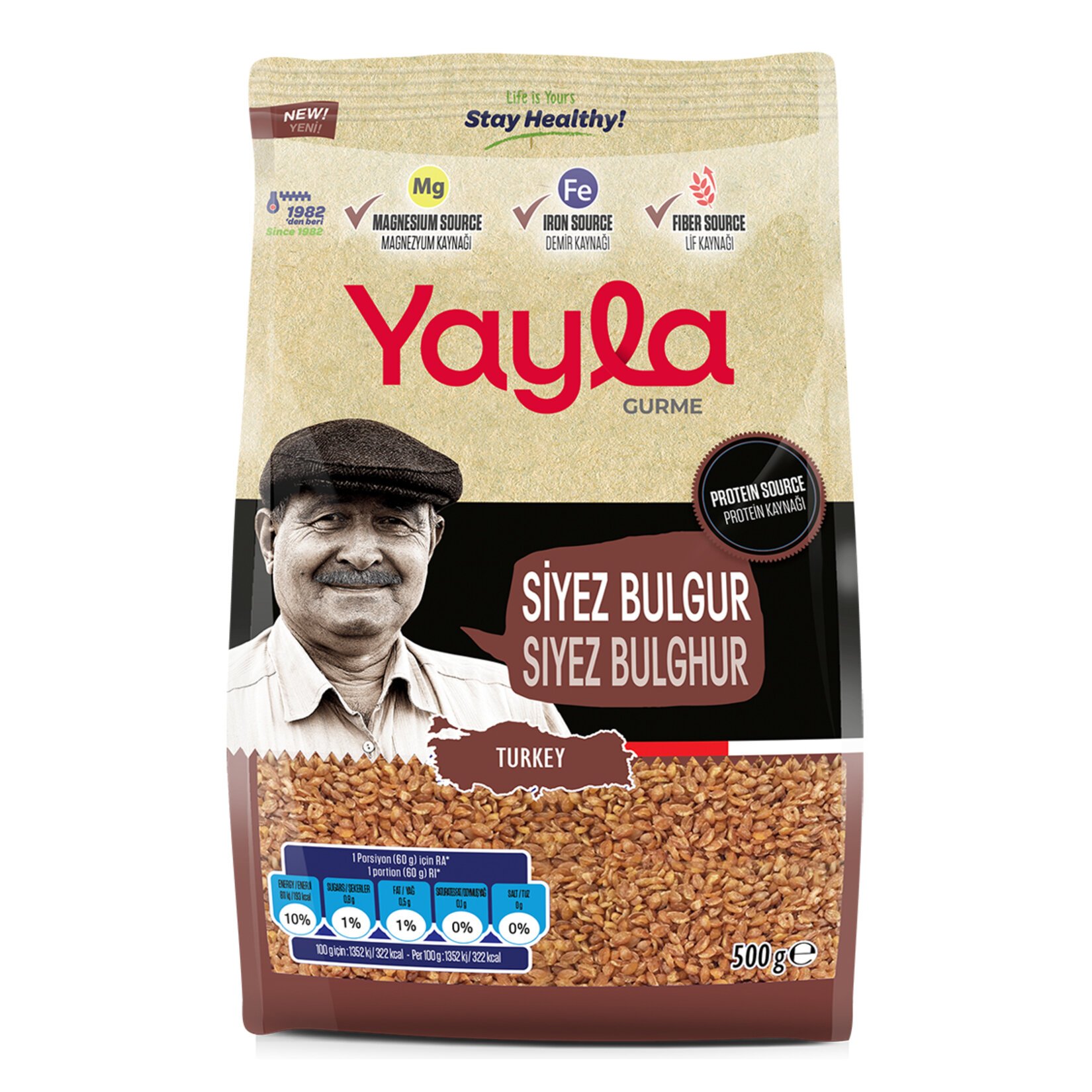 Yayla Gurme Siyez Bulgur 500 Gr