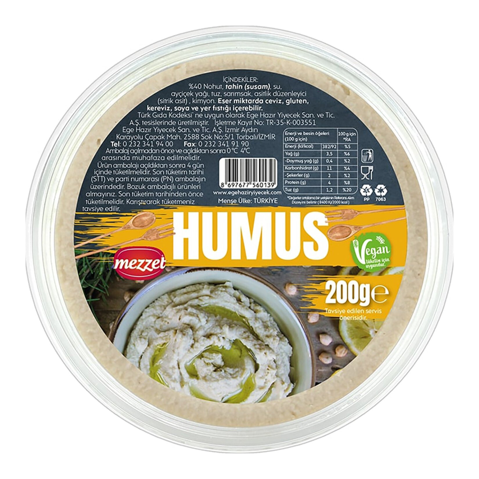 Mezzet Humus 200 G