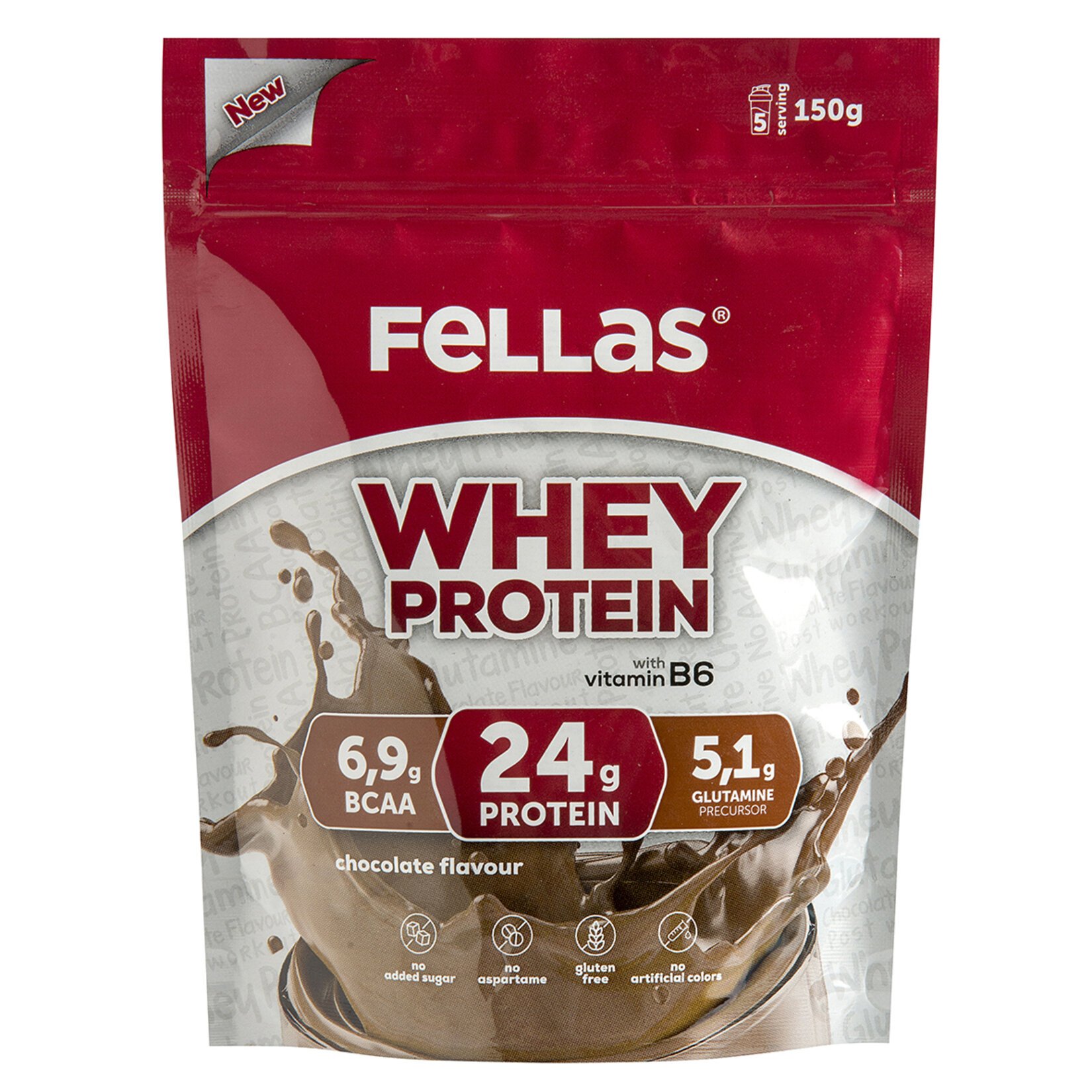 Fellas Çikolata Aromalı Protein Tozu 150 Gr