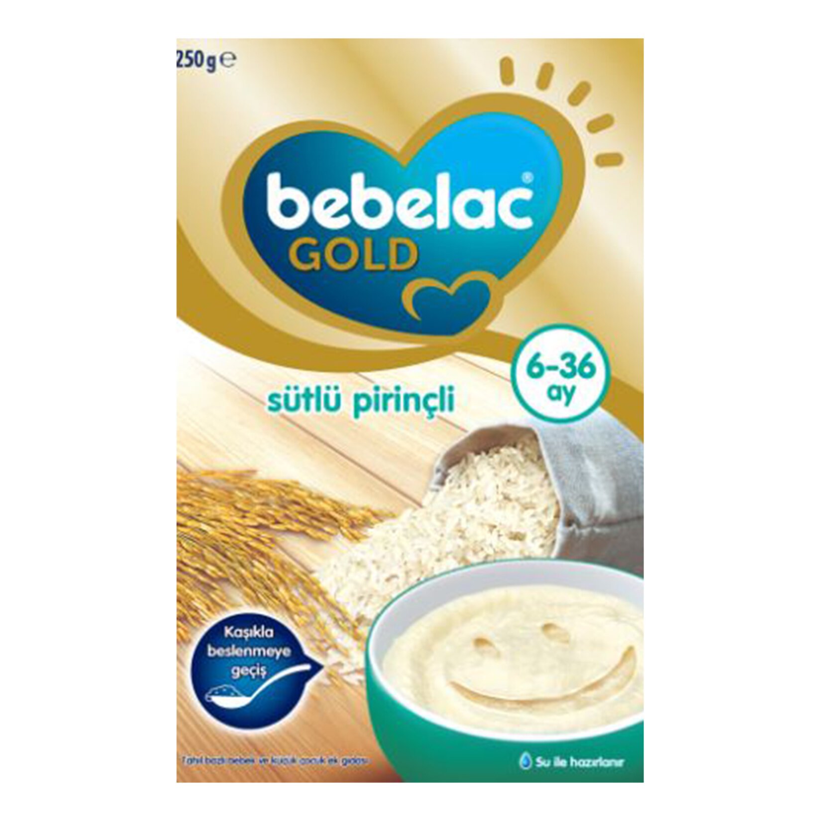 Bebelac Gold Sütlü Pirinçli Ek Gıda 250 G