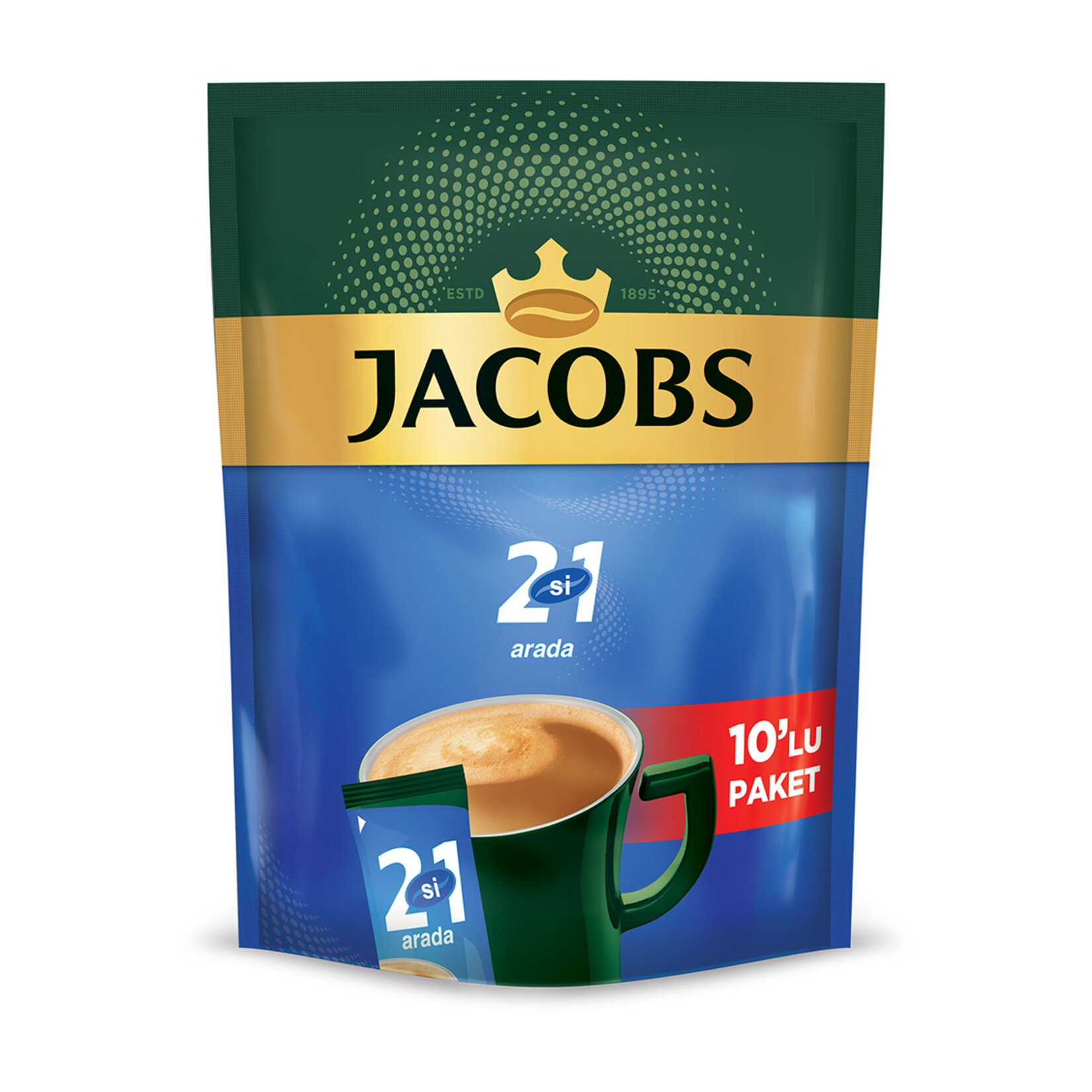 Jacobs 2 Si 1 Arada Paket 10x10,5gr