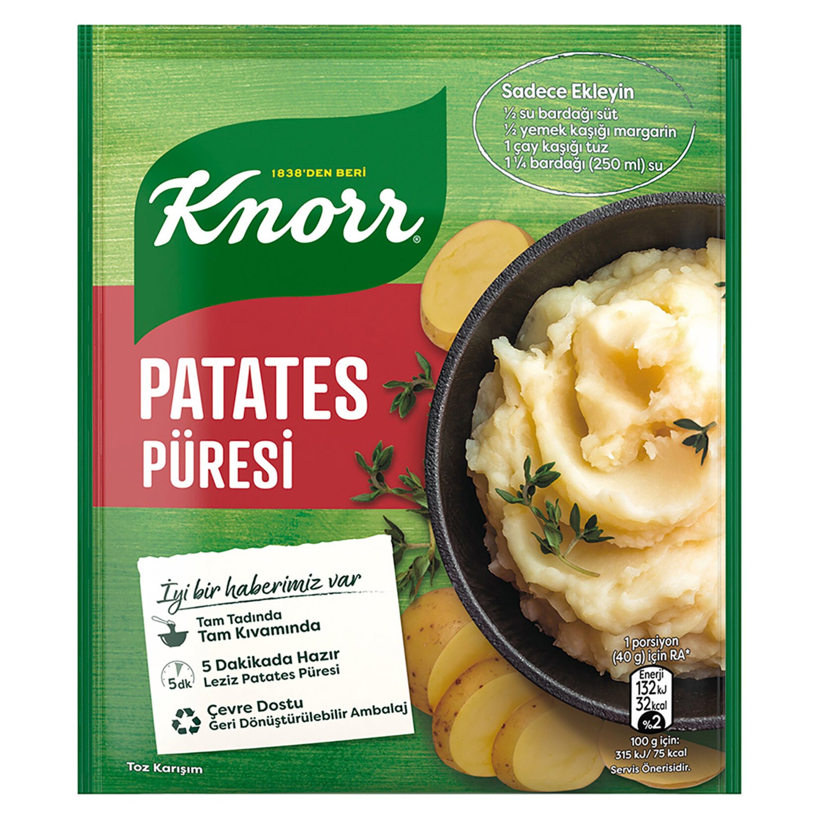 Knorr Patates Püresi 60 Gr