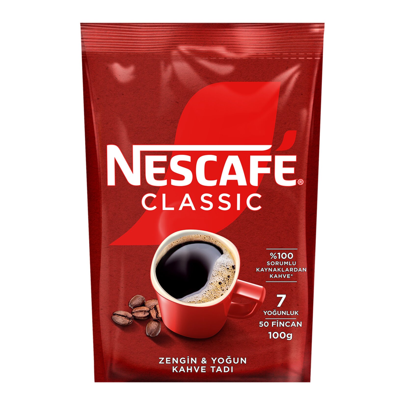 Nescafé Classic Çözünebilir Kahve 100g Ekonomik Paket