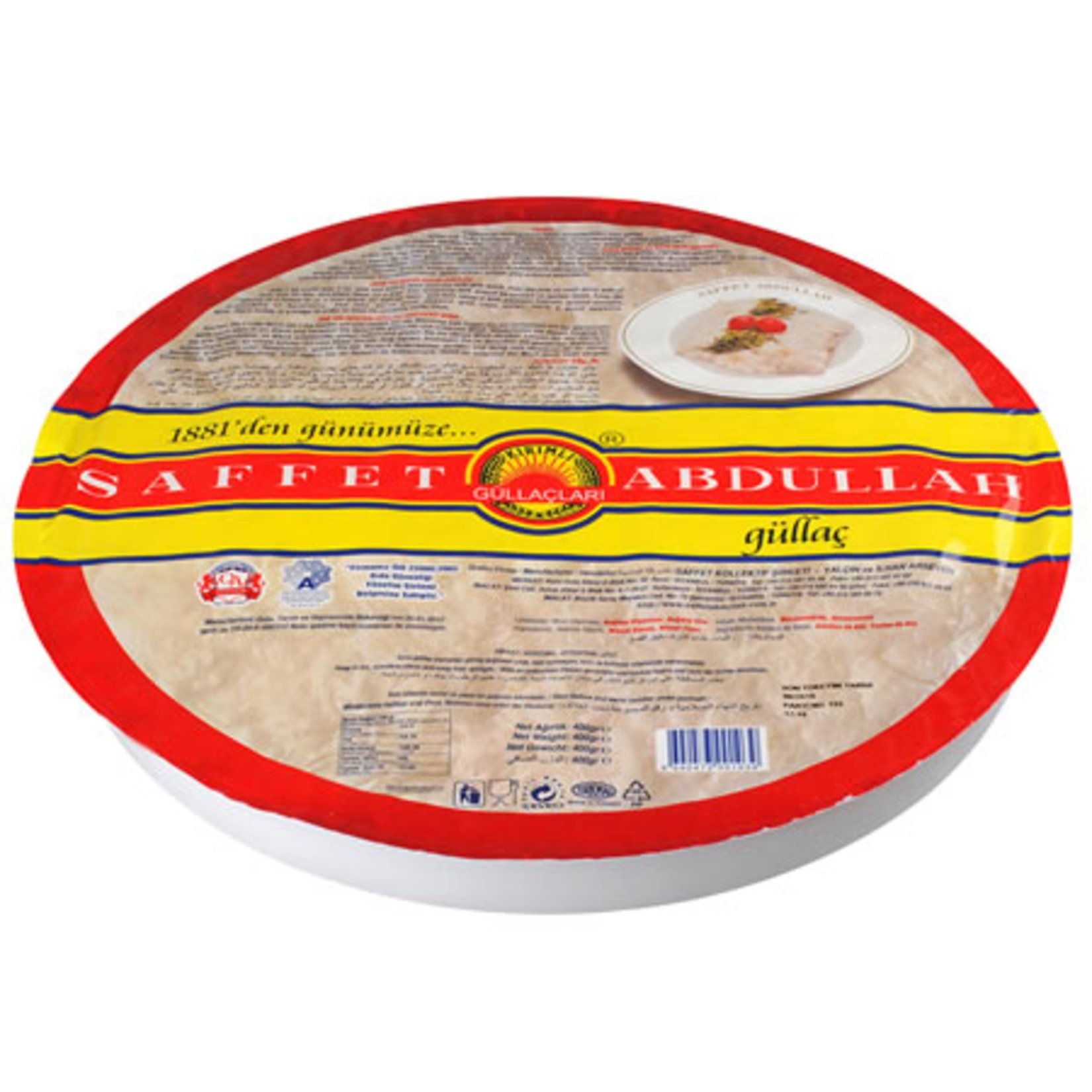 Saffet Abdullah Güllaç 400 Gr