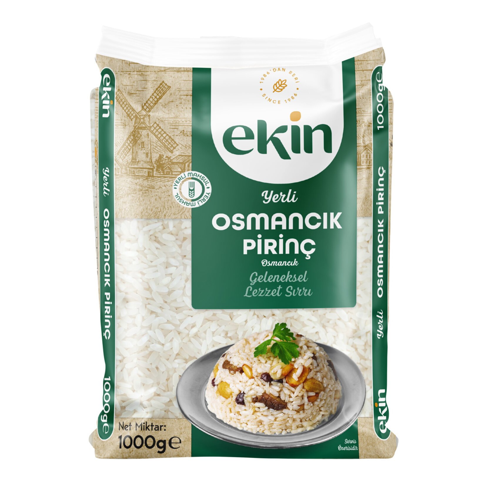 Ekin Osmancık Pirinç 1 Kg