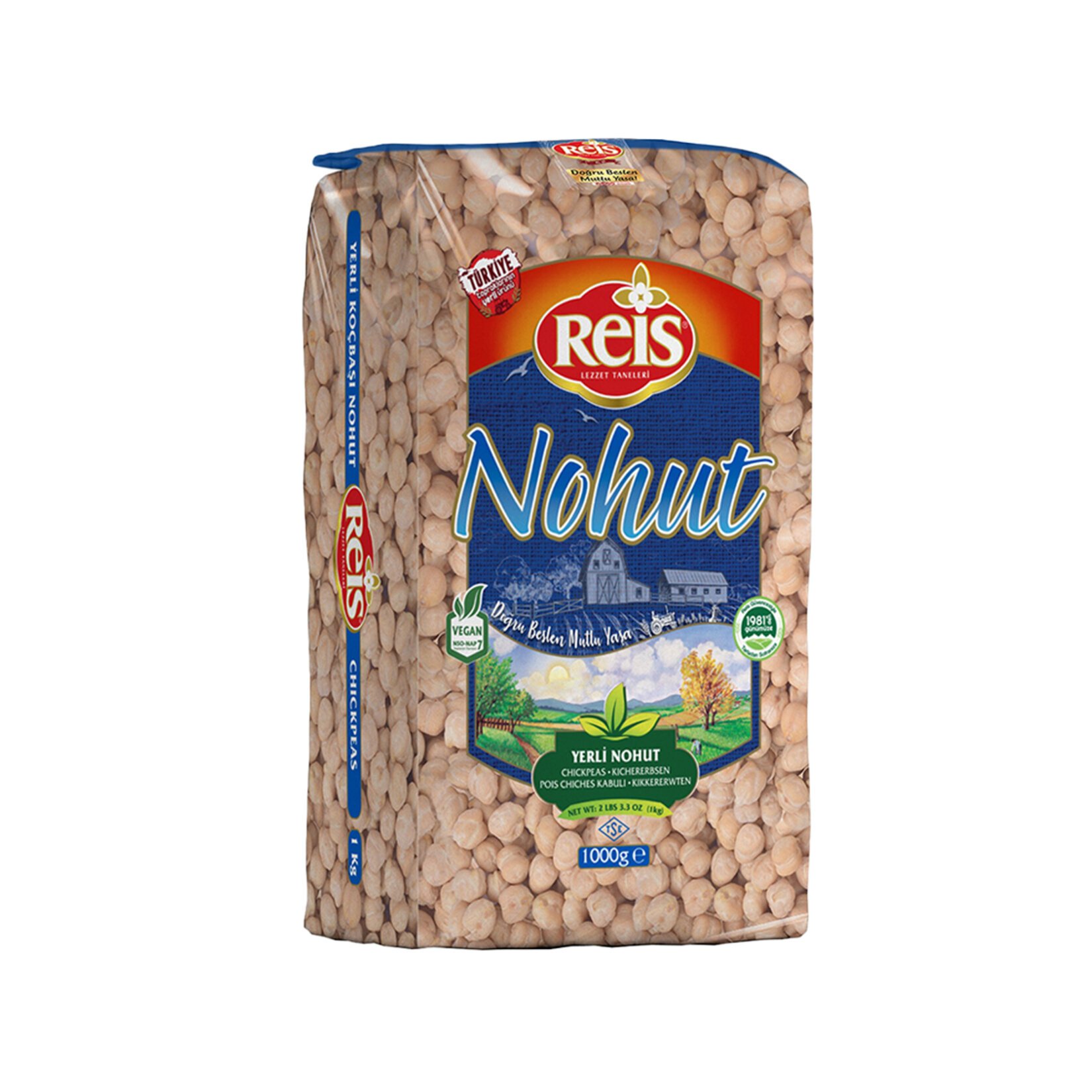 Reis Koçbaşı Nohut 1 Kg