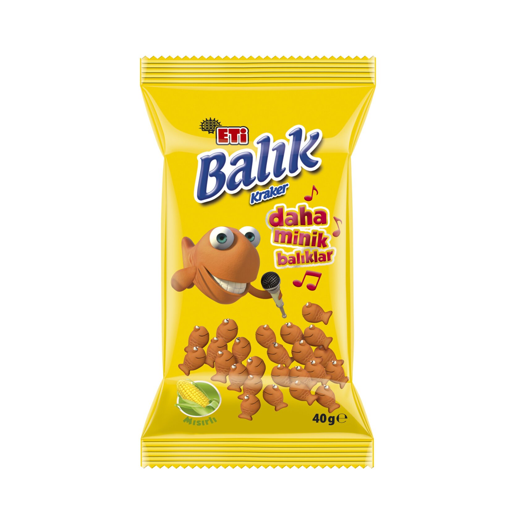 Eti Mini Mısırlı Balık Kraker 40 gr