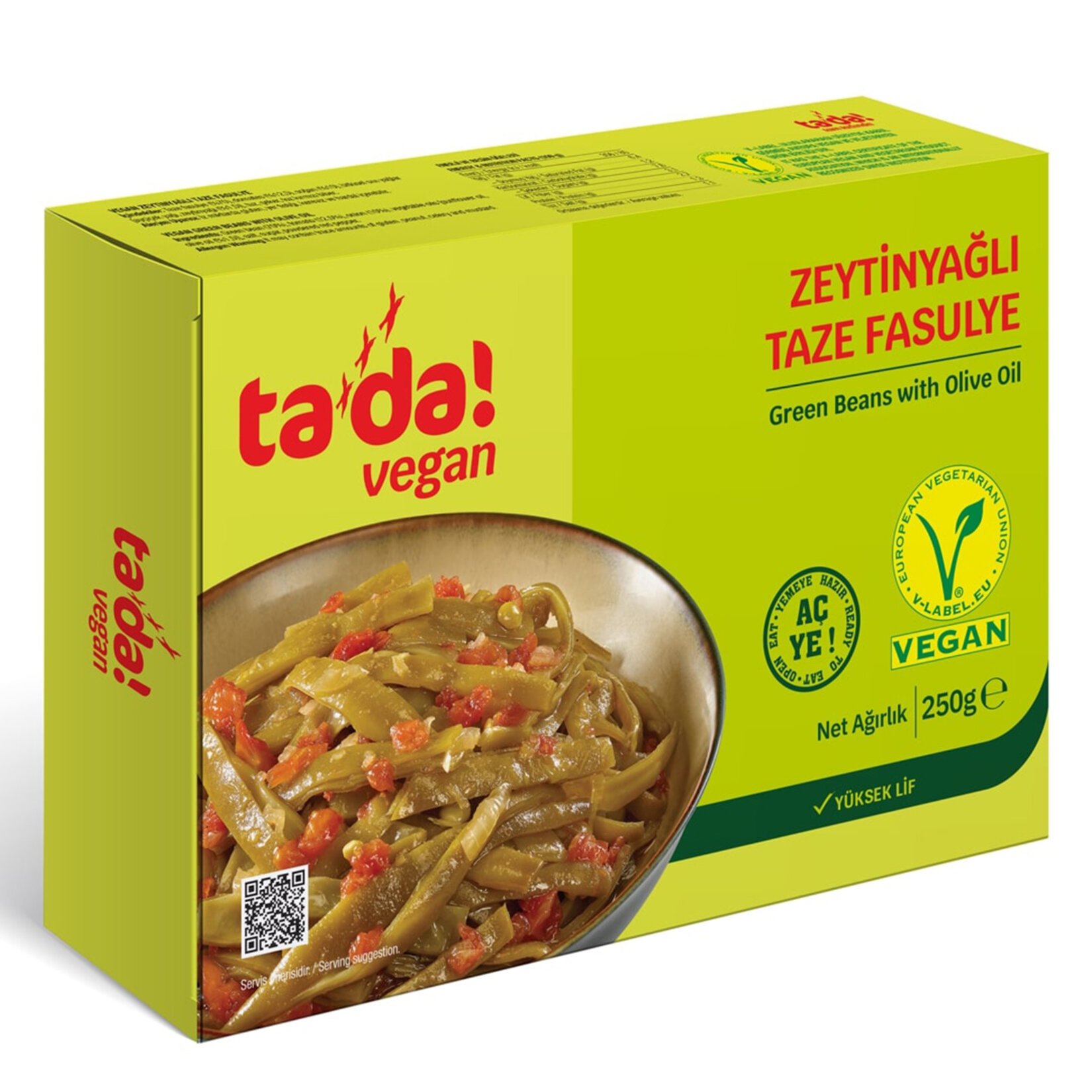 Tada Zeytinyağlı Taze Fasulye 250 Gr