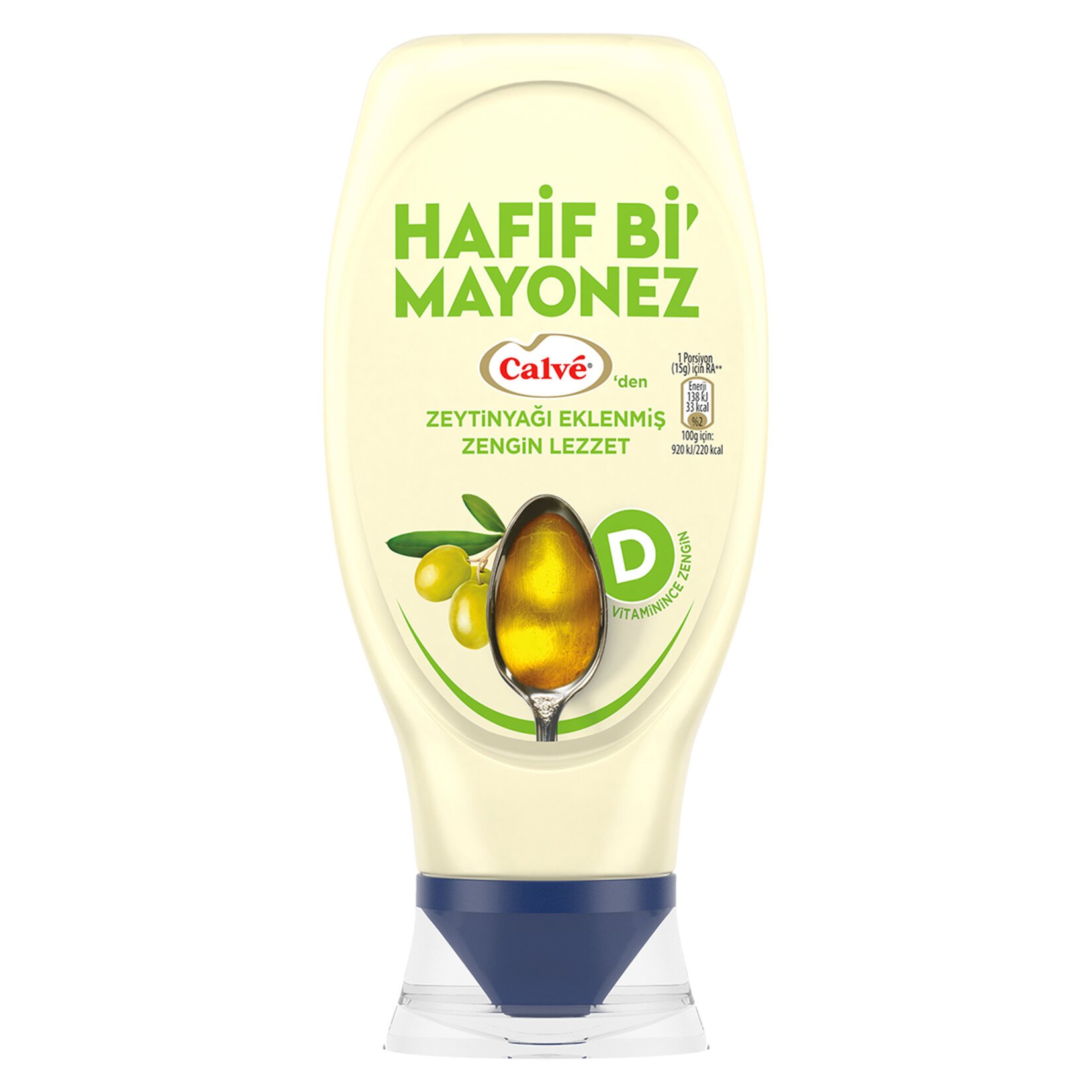 Calve Hafif Bi Mayonez Zeytinyağı Eklenmiş Zengin Lezzet 355 Gr