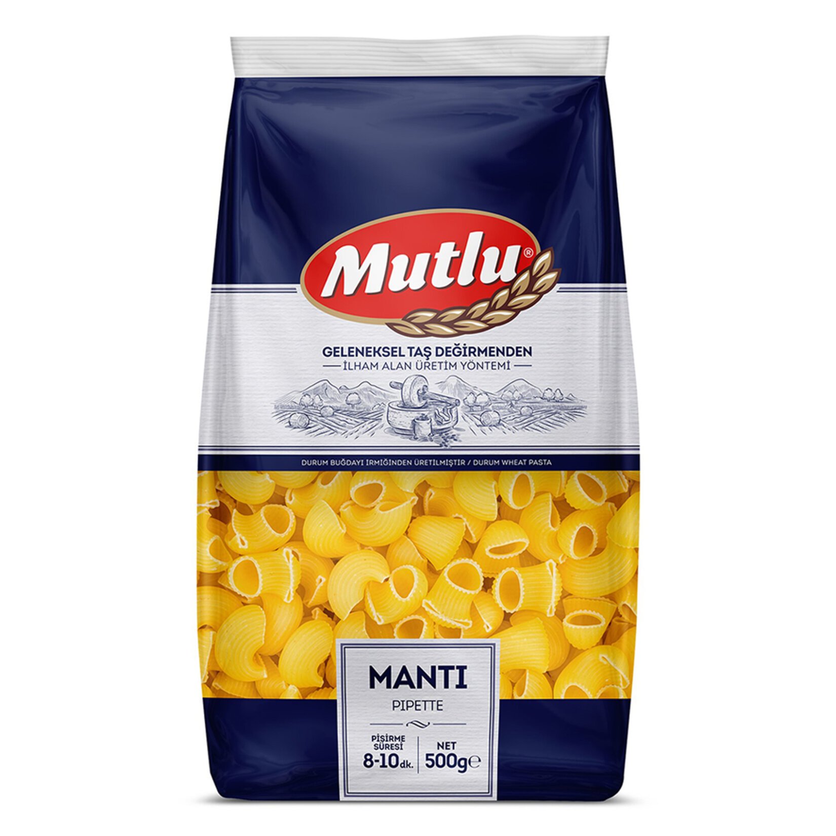 Mutlu Mantı Makarna 500 Gr