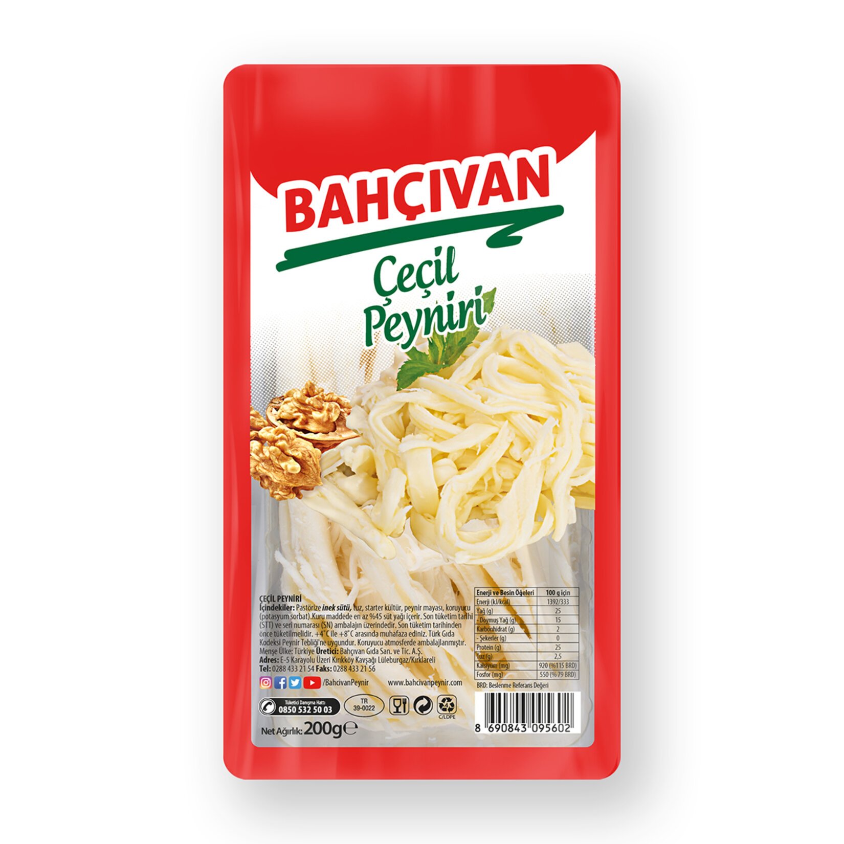 Bahçıvan Çeçil Peyniri 200 G