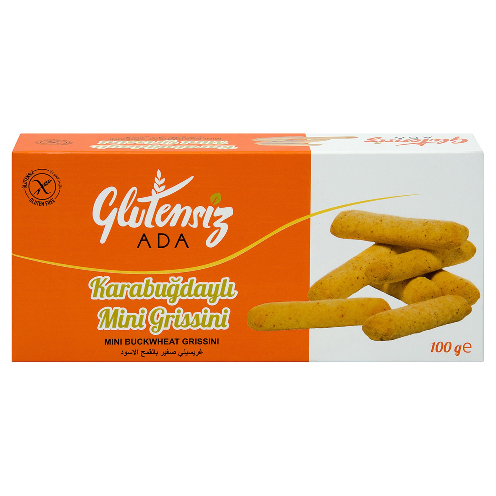 Glutensiz Ada Karabuğdaylı Mini Grissini 100 Gr