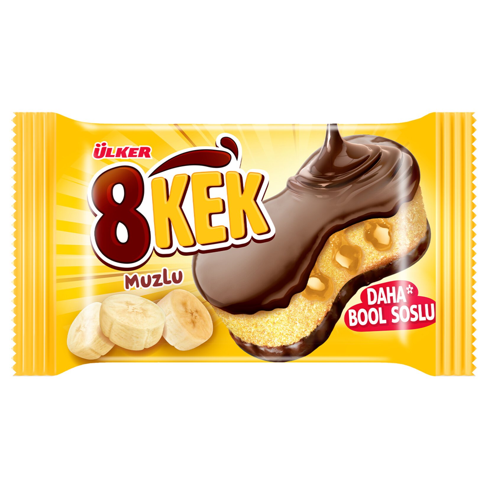 Ülker Dankek 8 Kek Muz Çikolata 55 Gr