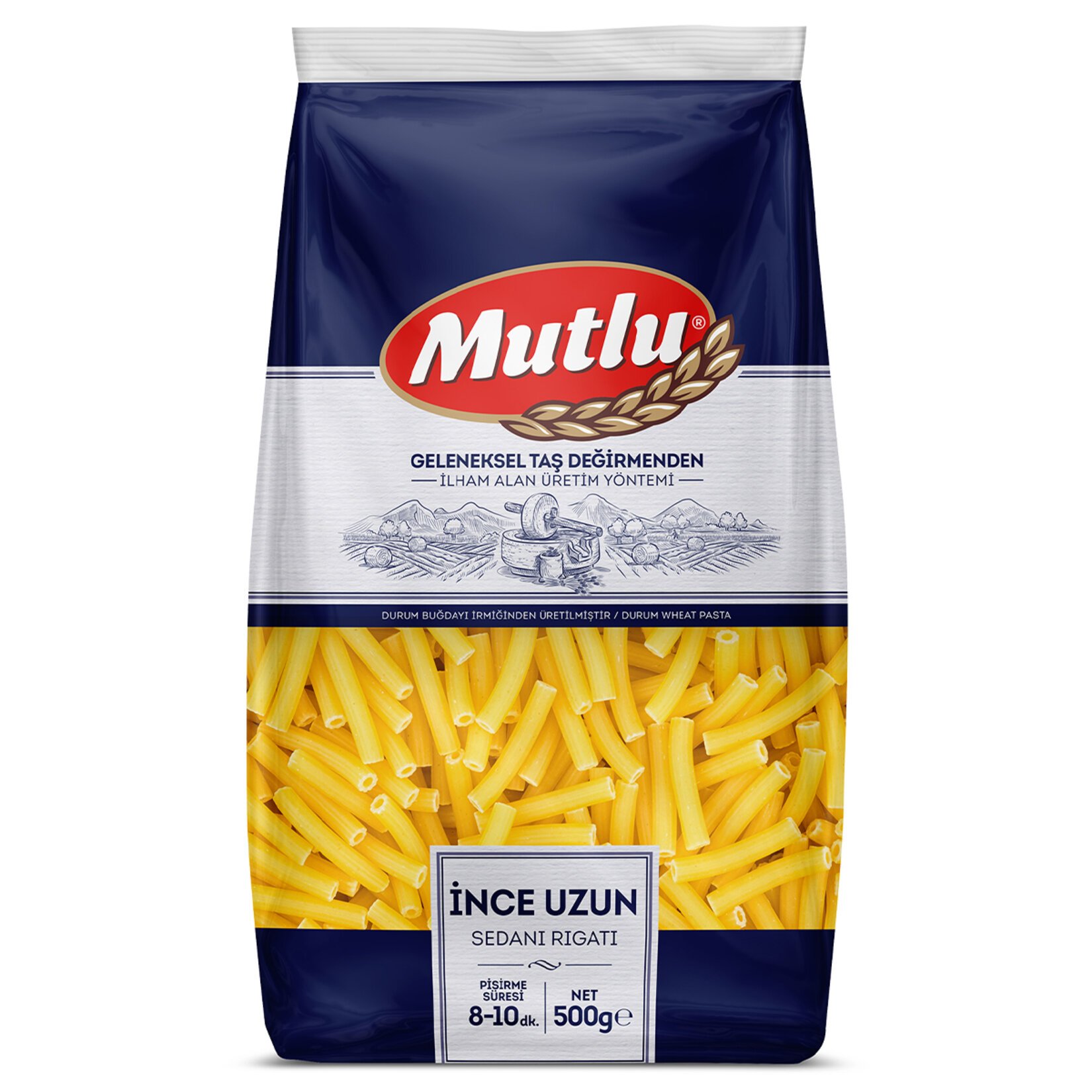 Mutlu İnce Uzun Makarna 500 Gr