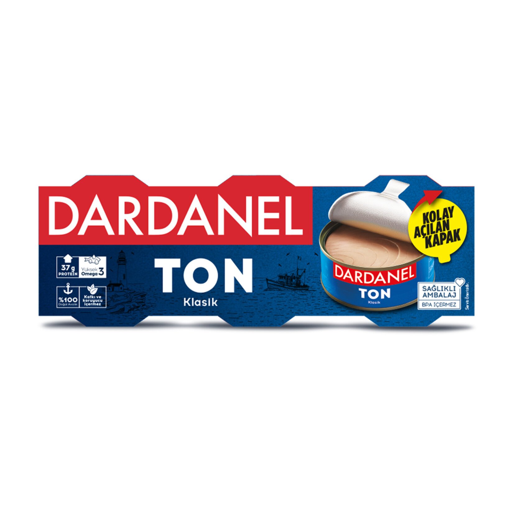 Dardanel Ayçiçek Yağlı Ton Balığı 3X75 Gr