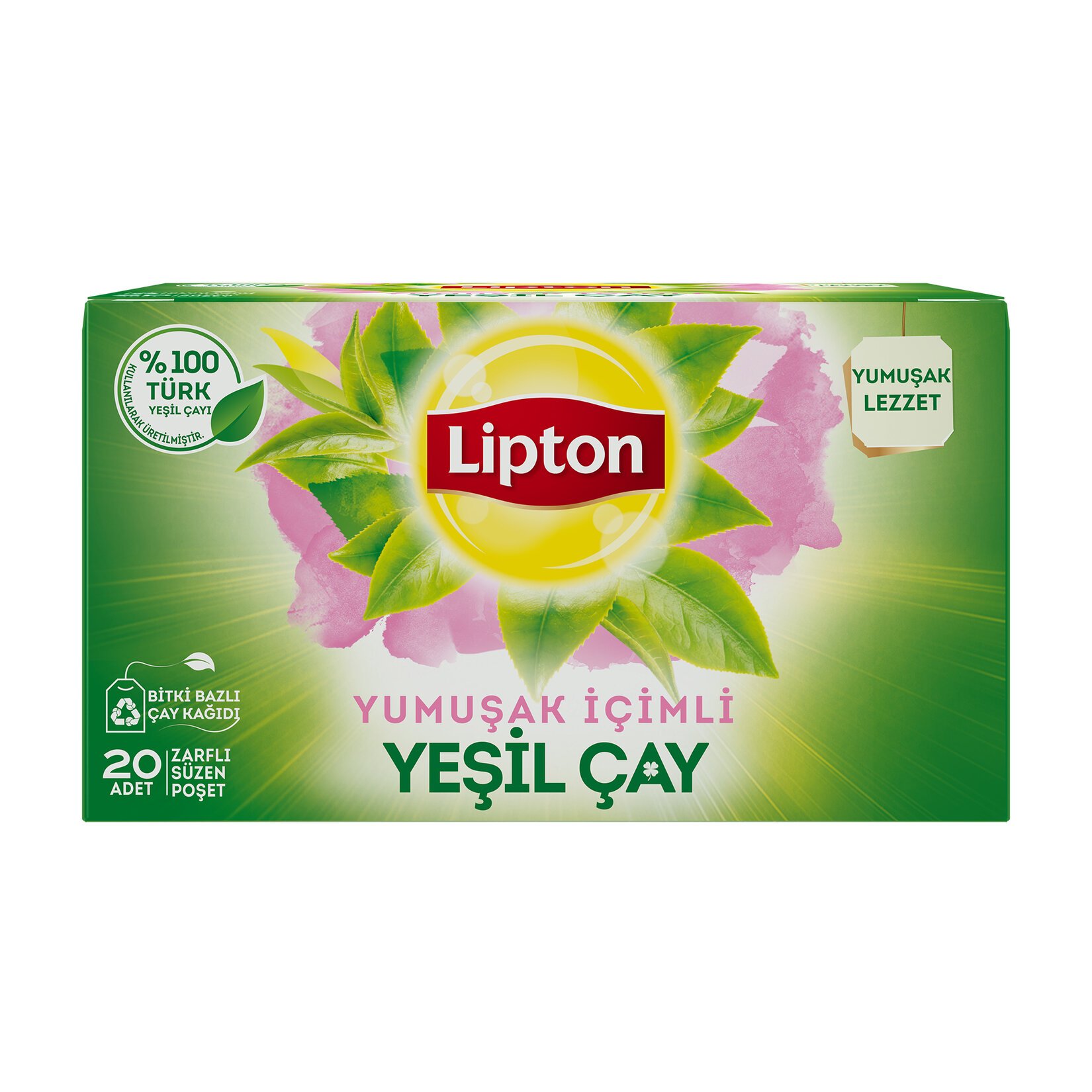 Lipton Yeşil Çay Yumuşak İçimli 20li 20 Gr