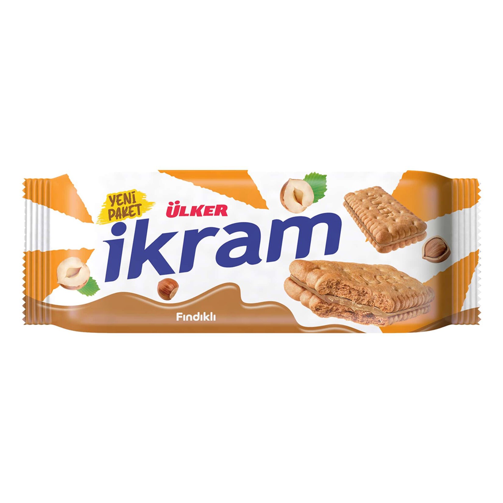 İkram Kremalı Bisküvi Fındıklı 84 Gr