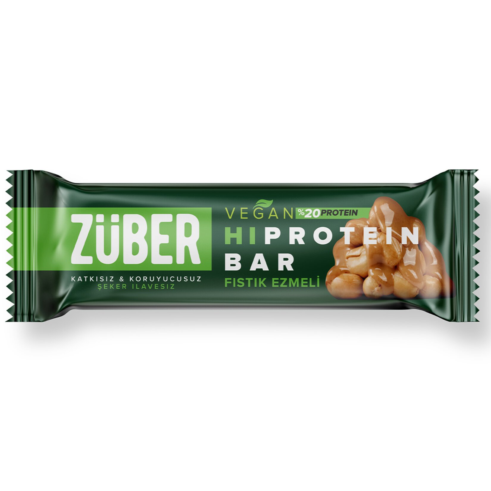 Züber Fıstık Ezmeli Vegan Protein Bar 45 G